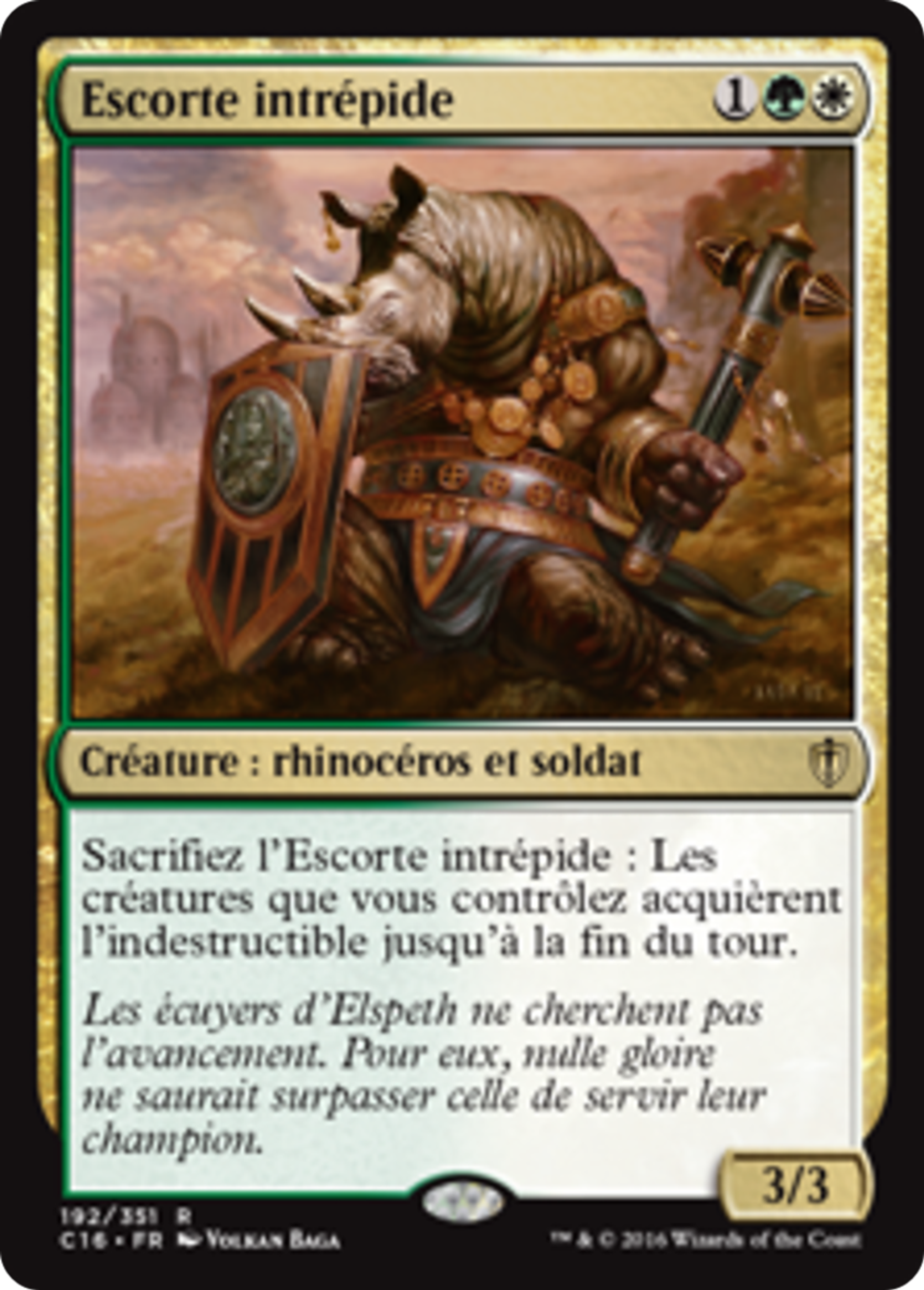 Escorte intrépide — Commander 2016 — Magic: The Gathering
