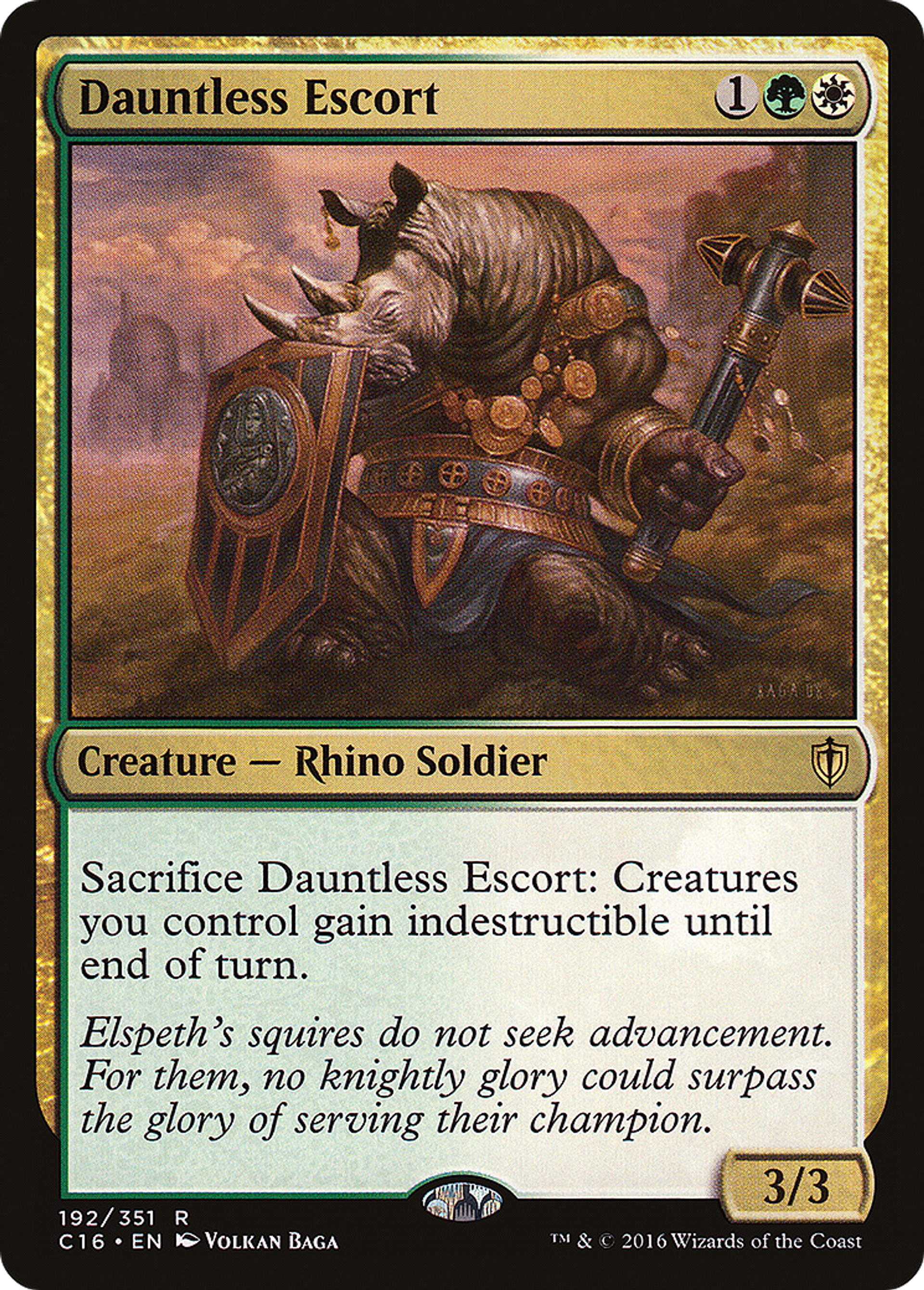 Dauntless Escort — Commander 2016 — Magic: The Gathering