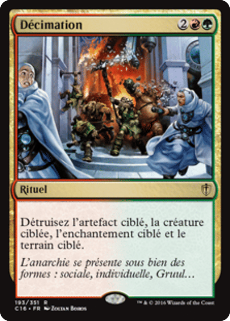 Décimation — Commander 2016 — Magic: The Gathering