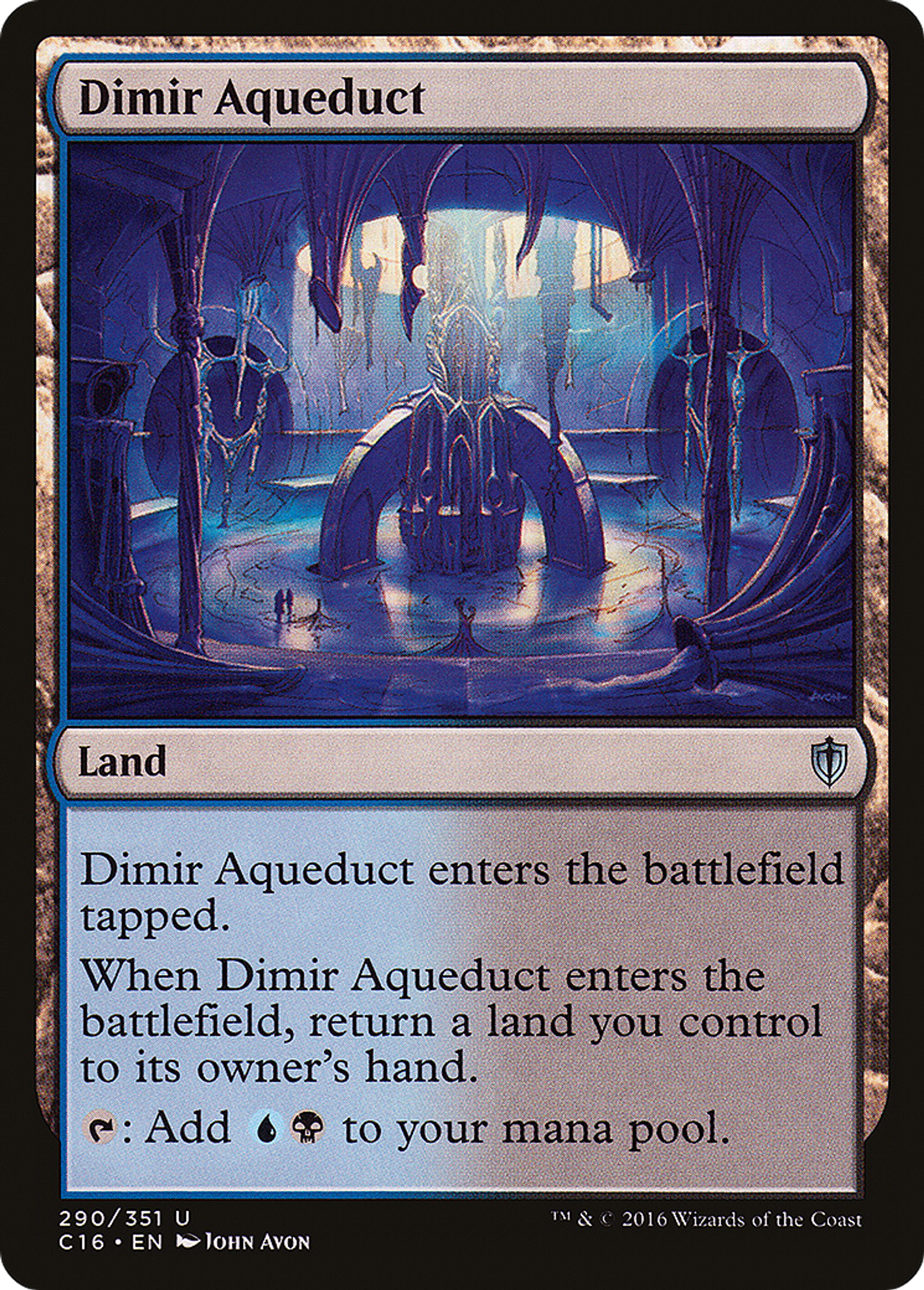 Dimir Aqueduct — Commander 2016 — Magic: The Gathering