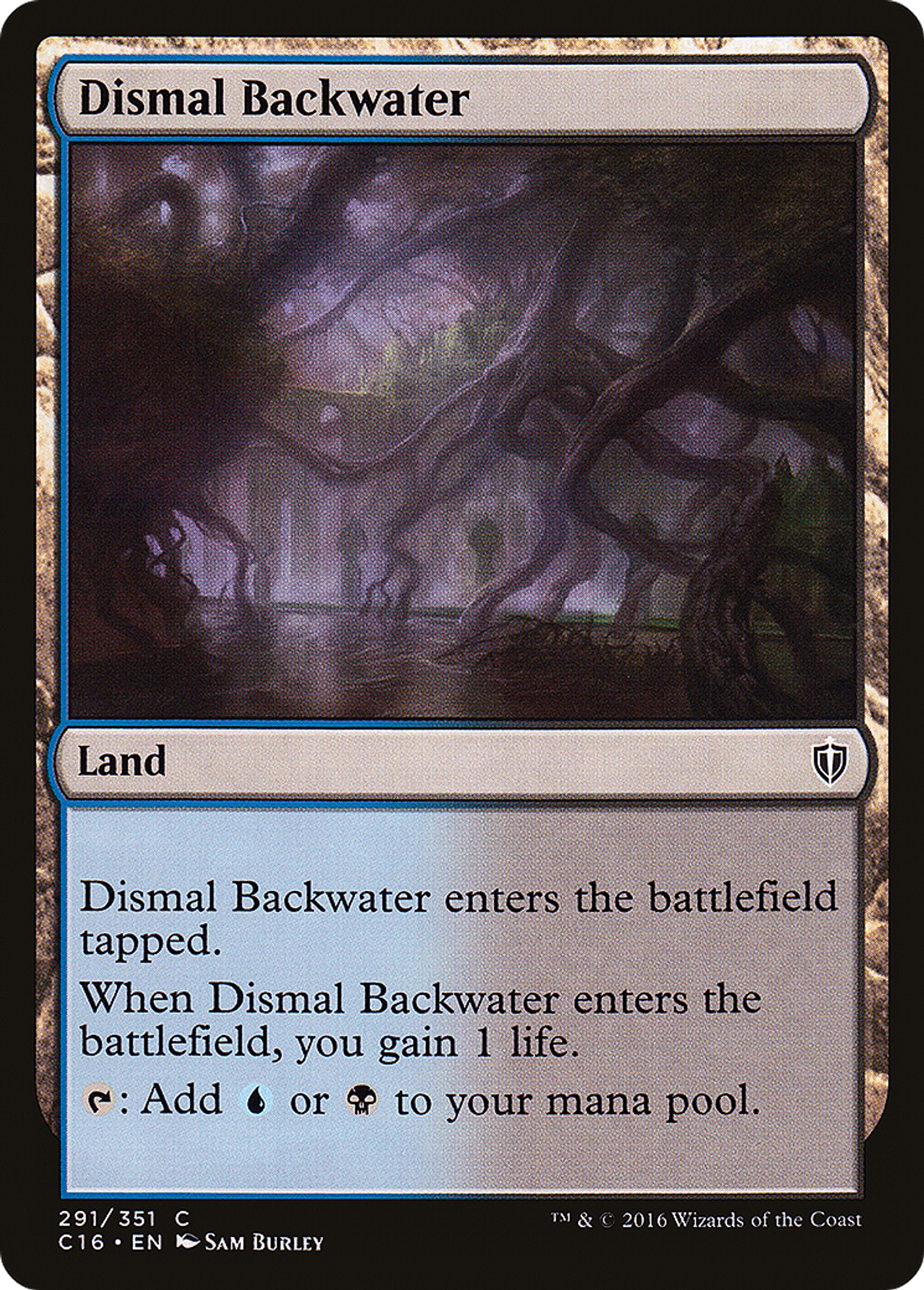 Dismal Backwater — Commander 2016 — Magic: The Gathering