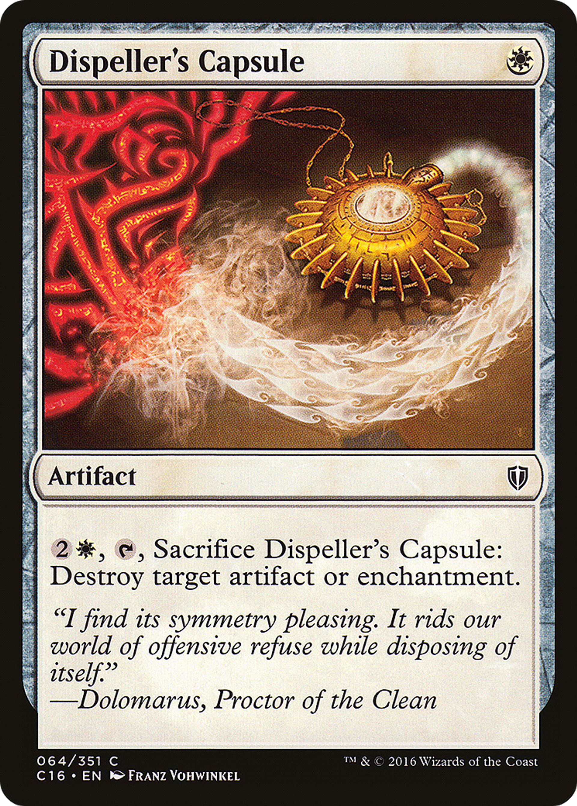 Dispeller's Capsule — Commander 2016 — Magic: The Gathering