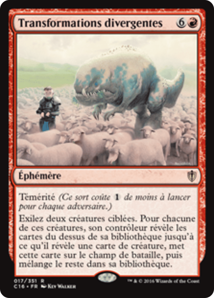 Transformations divergentes — Commander 2016 — Magic: The Gathering
