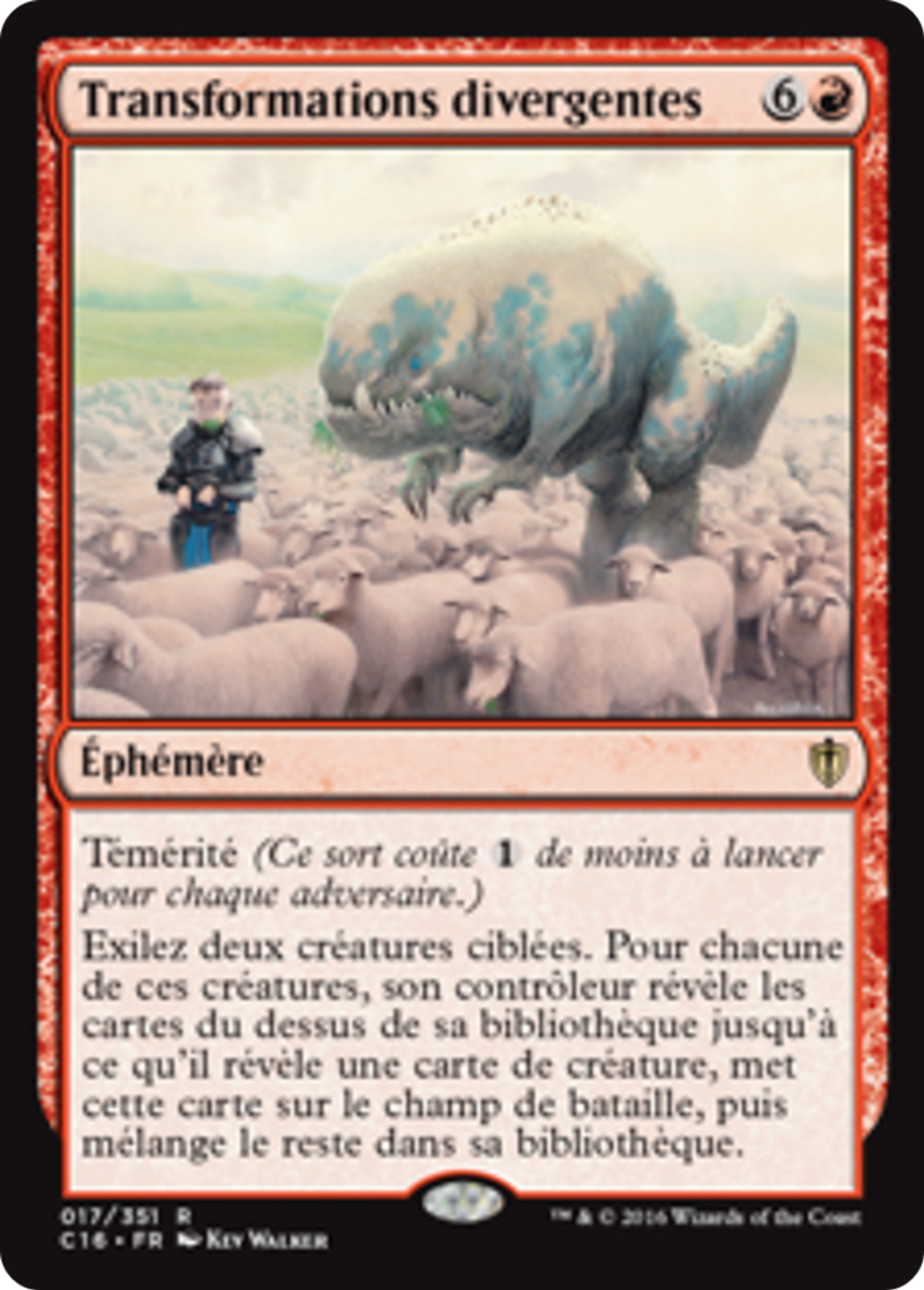 Transformations divergentes — Commander 2016 — Magic: The Gathering