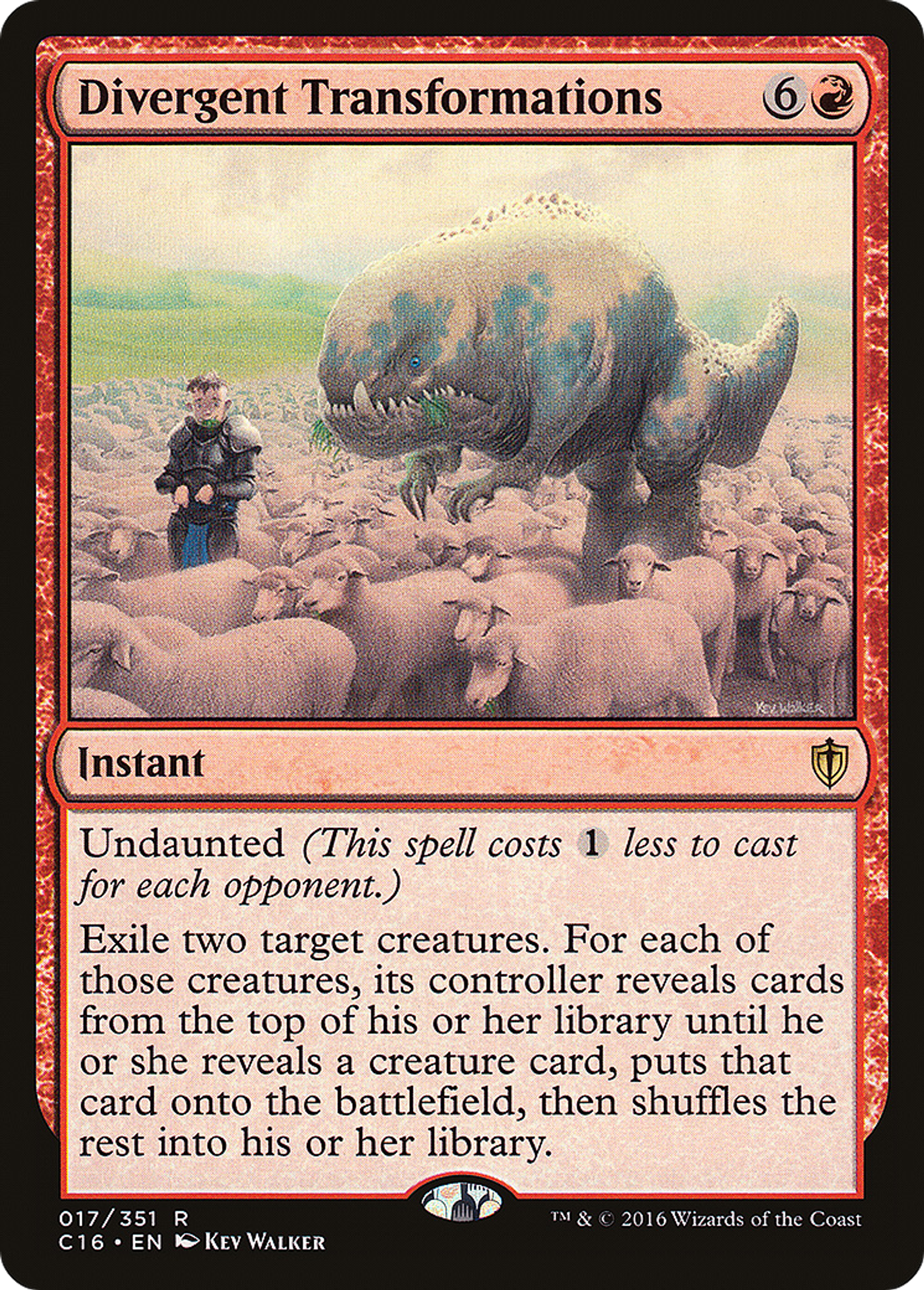 Divergent Transformations — Commander 2016 — Magic: The Gathering