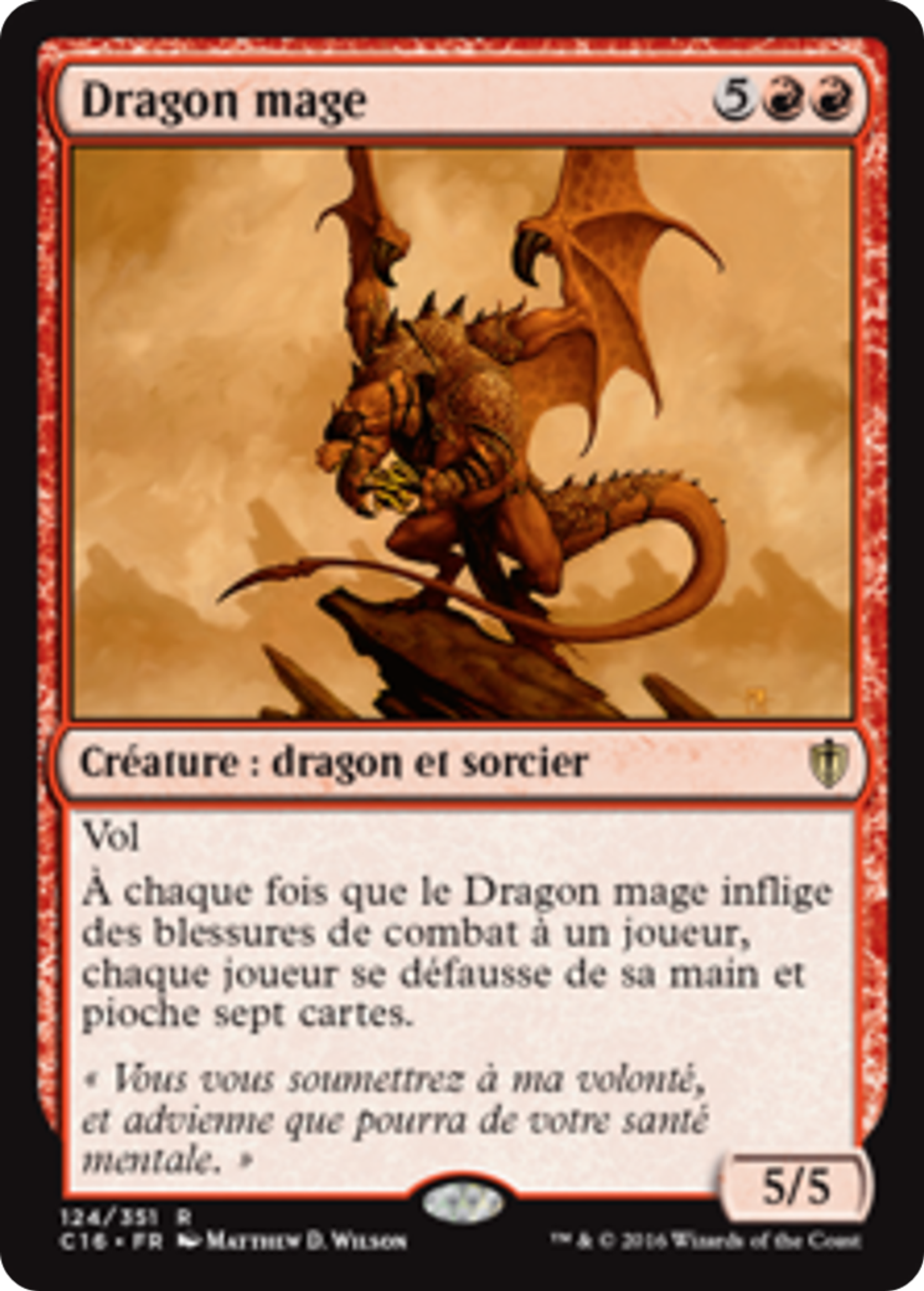 Dragon mage — Commander 2016 — Magic: The Gathering