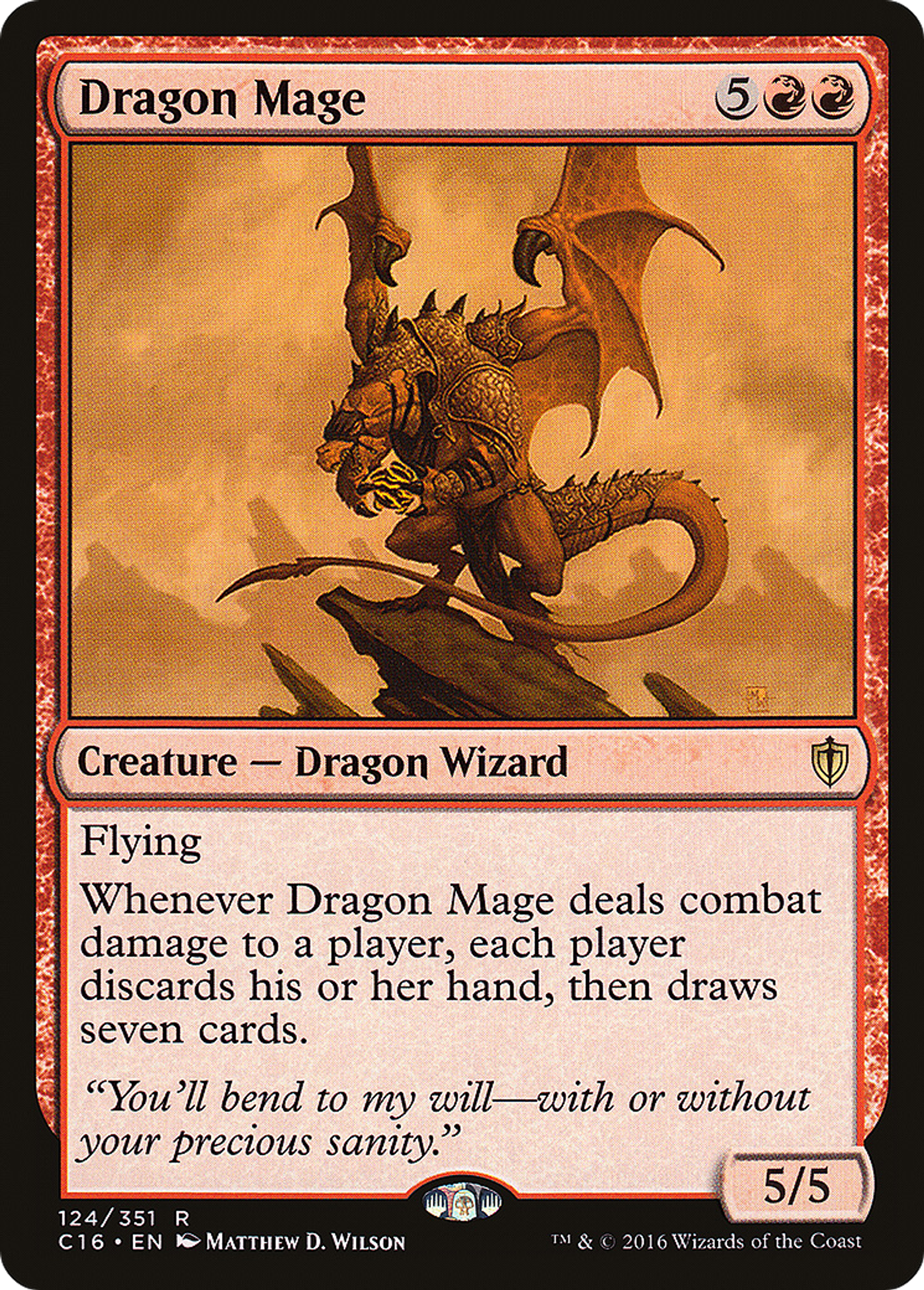 Dragon Mage — Commander 2016 — Magic: The Gathering