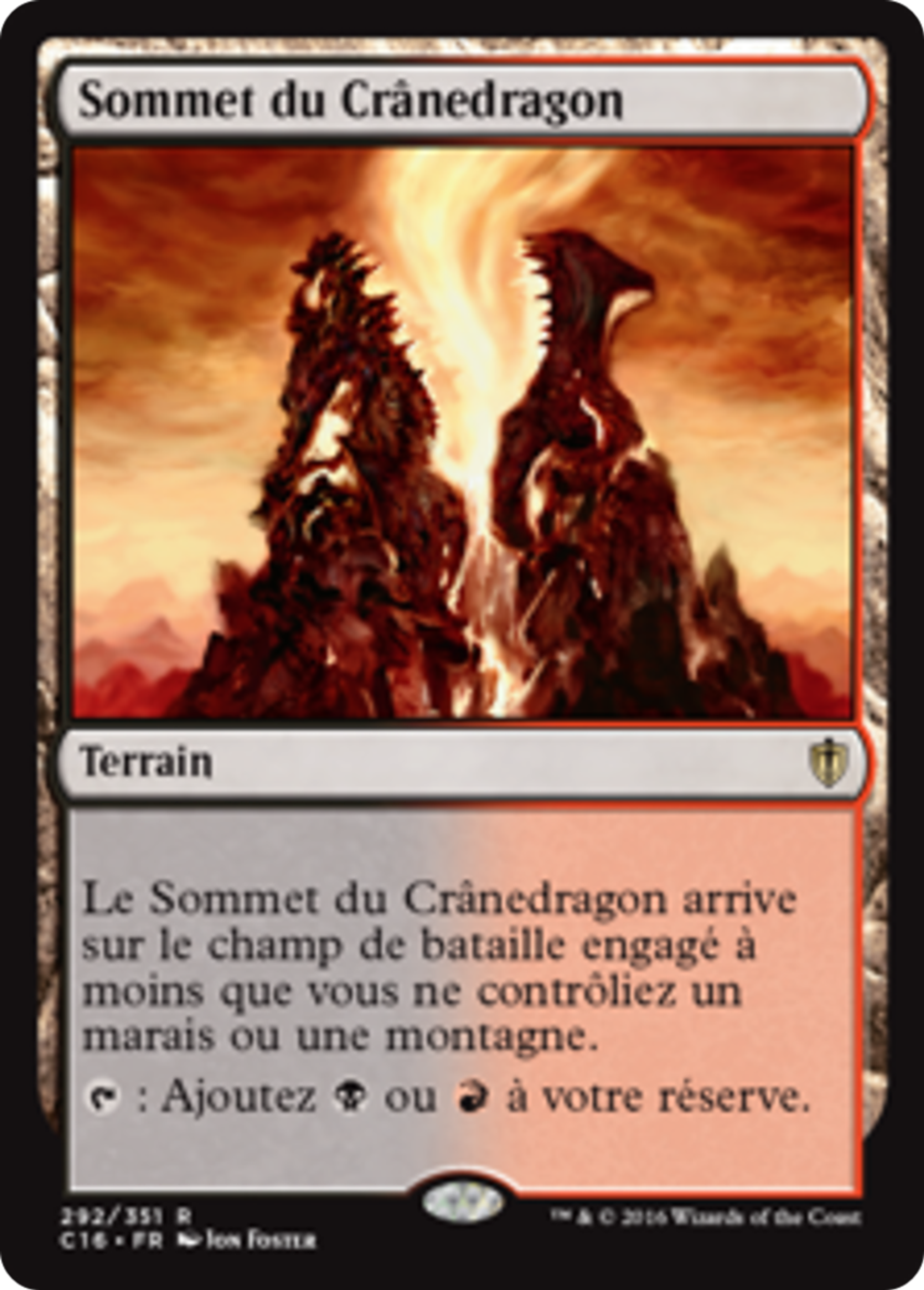 Sommet du Crânedragon — Commander 2016 — Magic: The Gathering