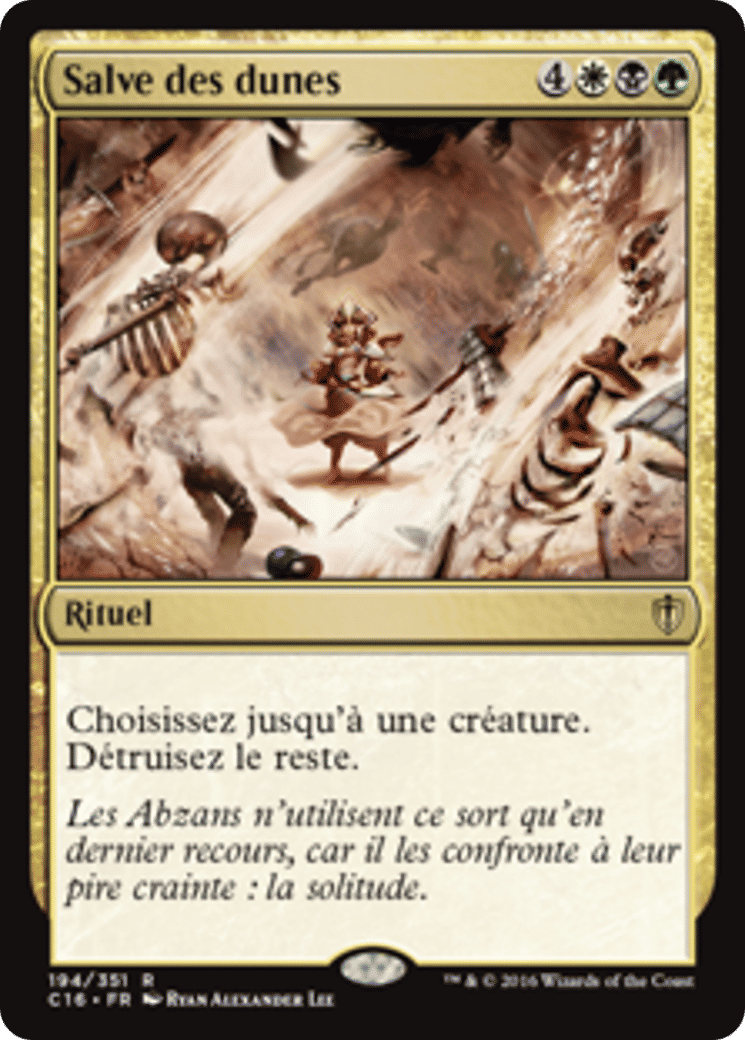 Salve des dunes — Commander 2016 — Magic: The Gathering