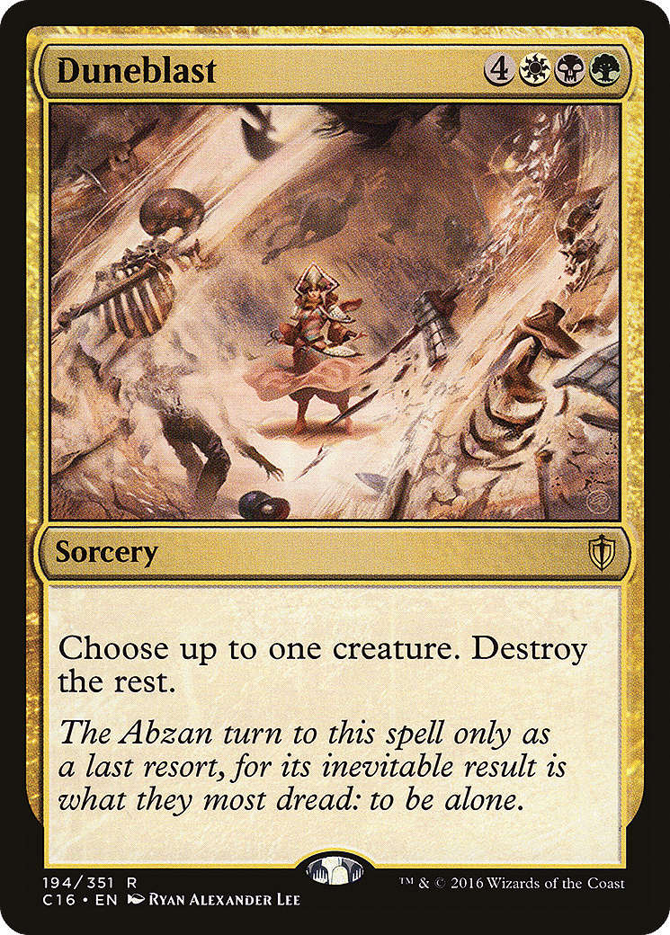 Duneblast — Commander 2016 — Magic: The Gathering