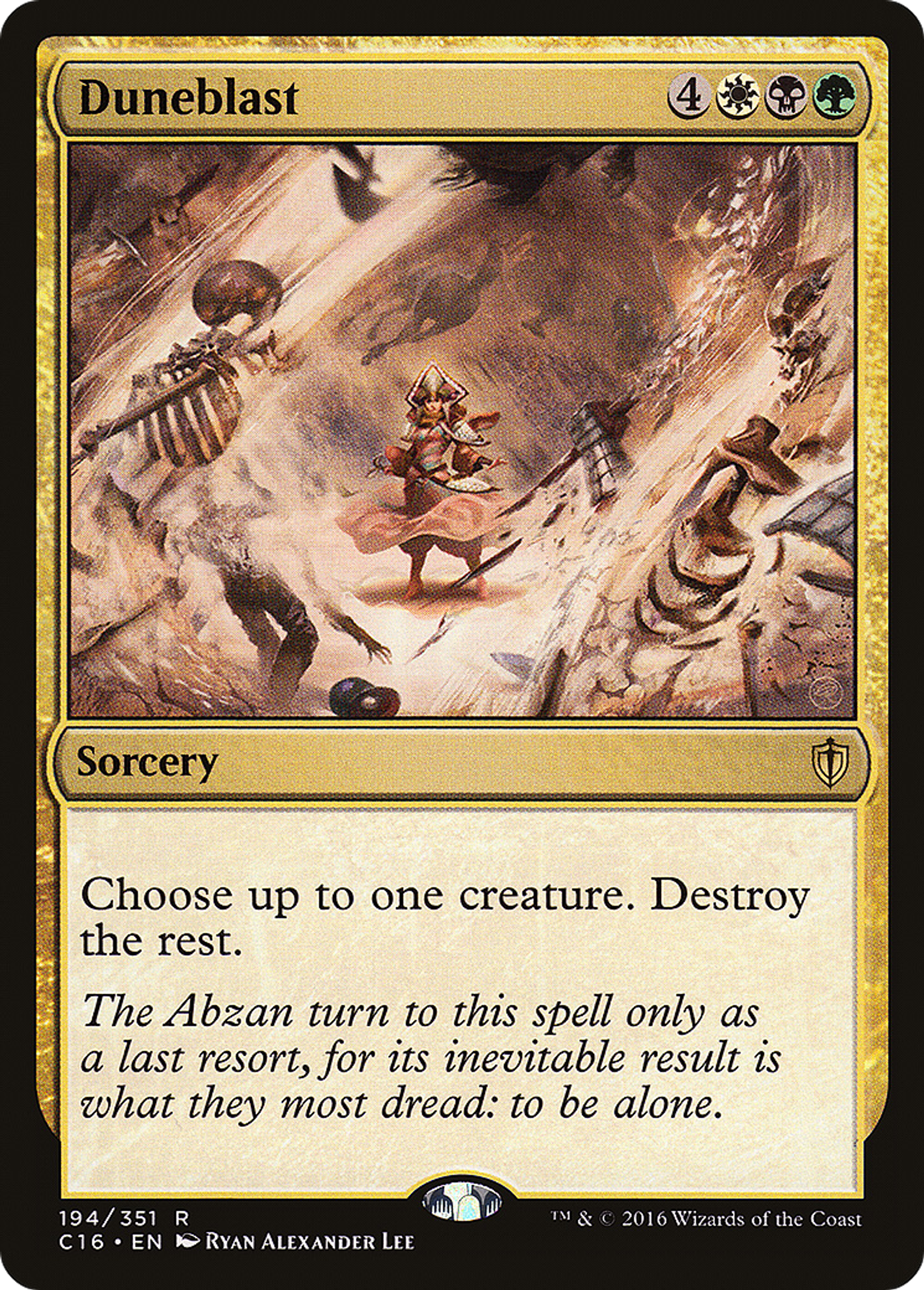 Duneblast — Commander 2016 — Magic: The Gathering