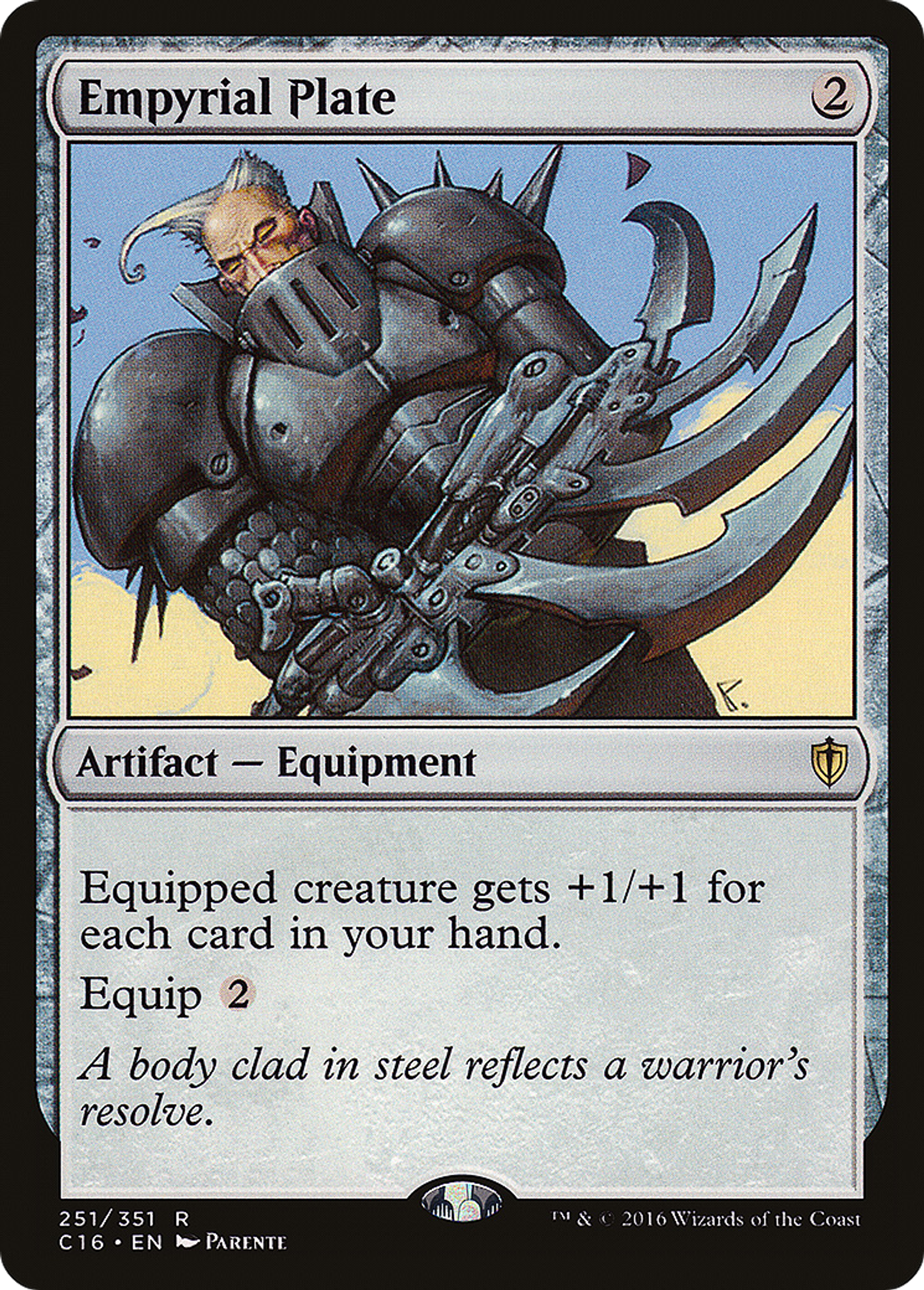 Empyrial Plate — Commander 2016 — Magic: The Gathering