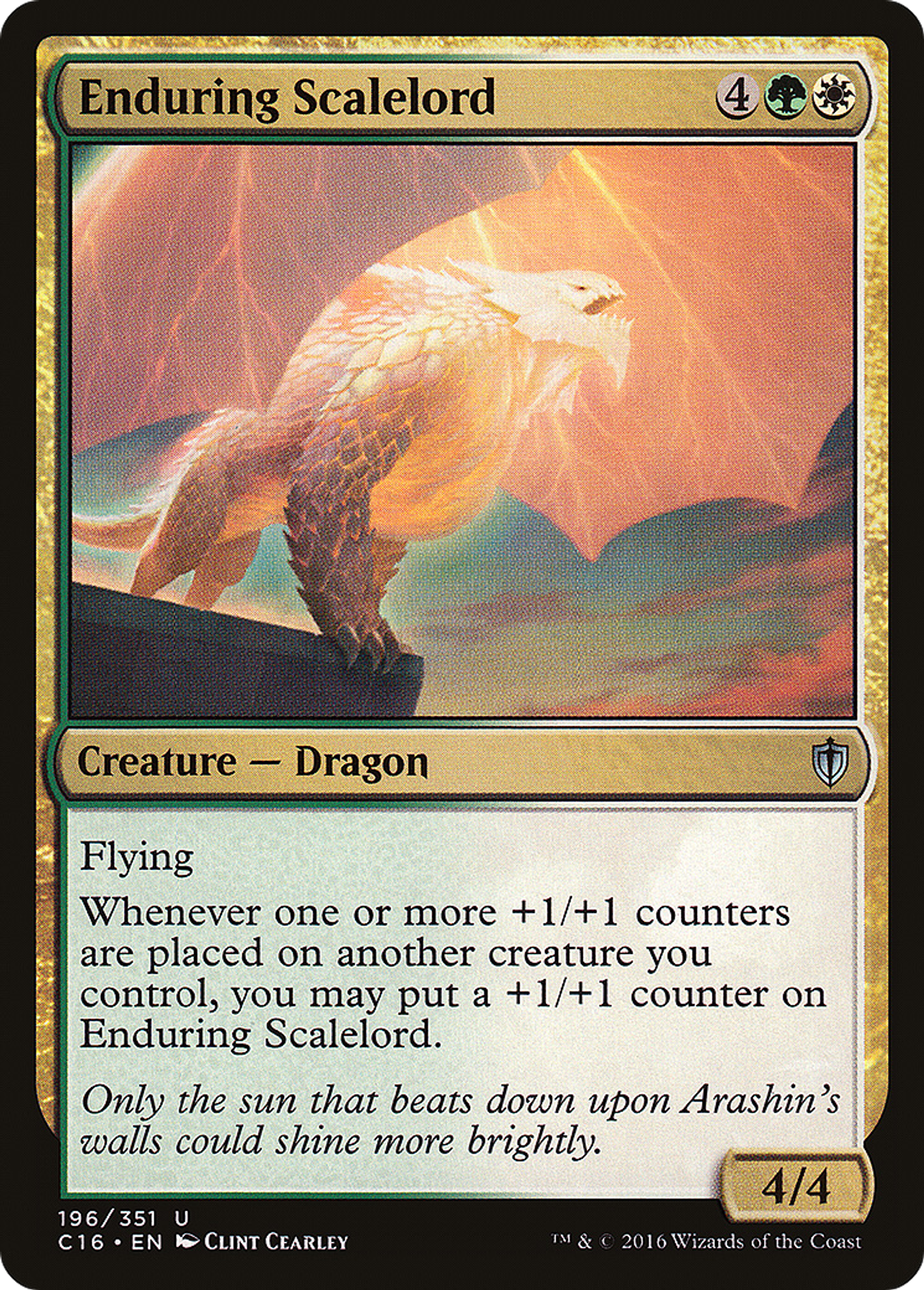 Enduring Scalelord — Commander 2016 — Magic: The Gathering