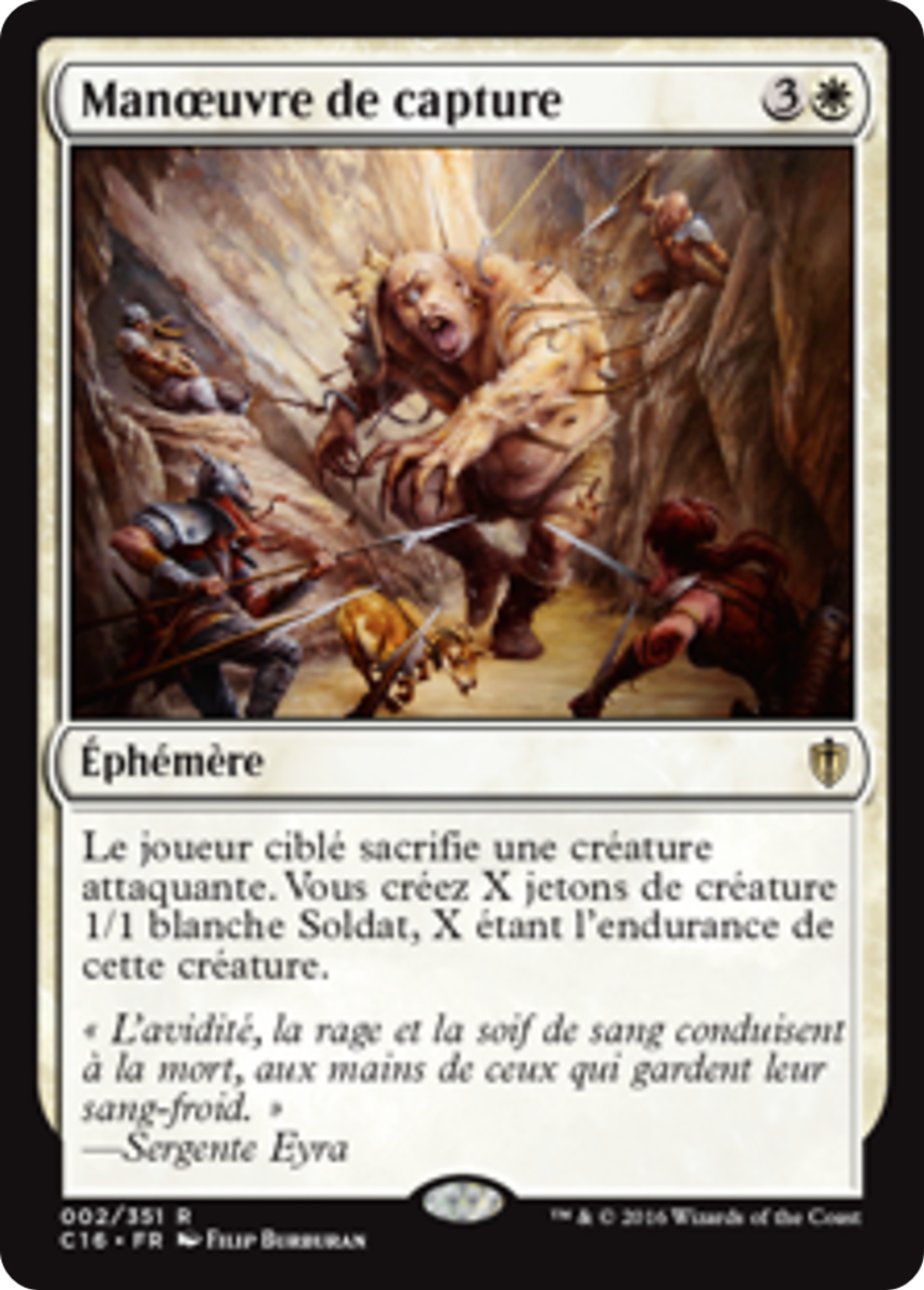 Manœuvre de capture — Commander 2016 — Magic: The Gathering