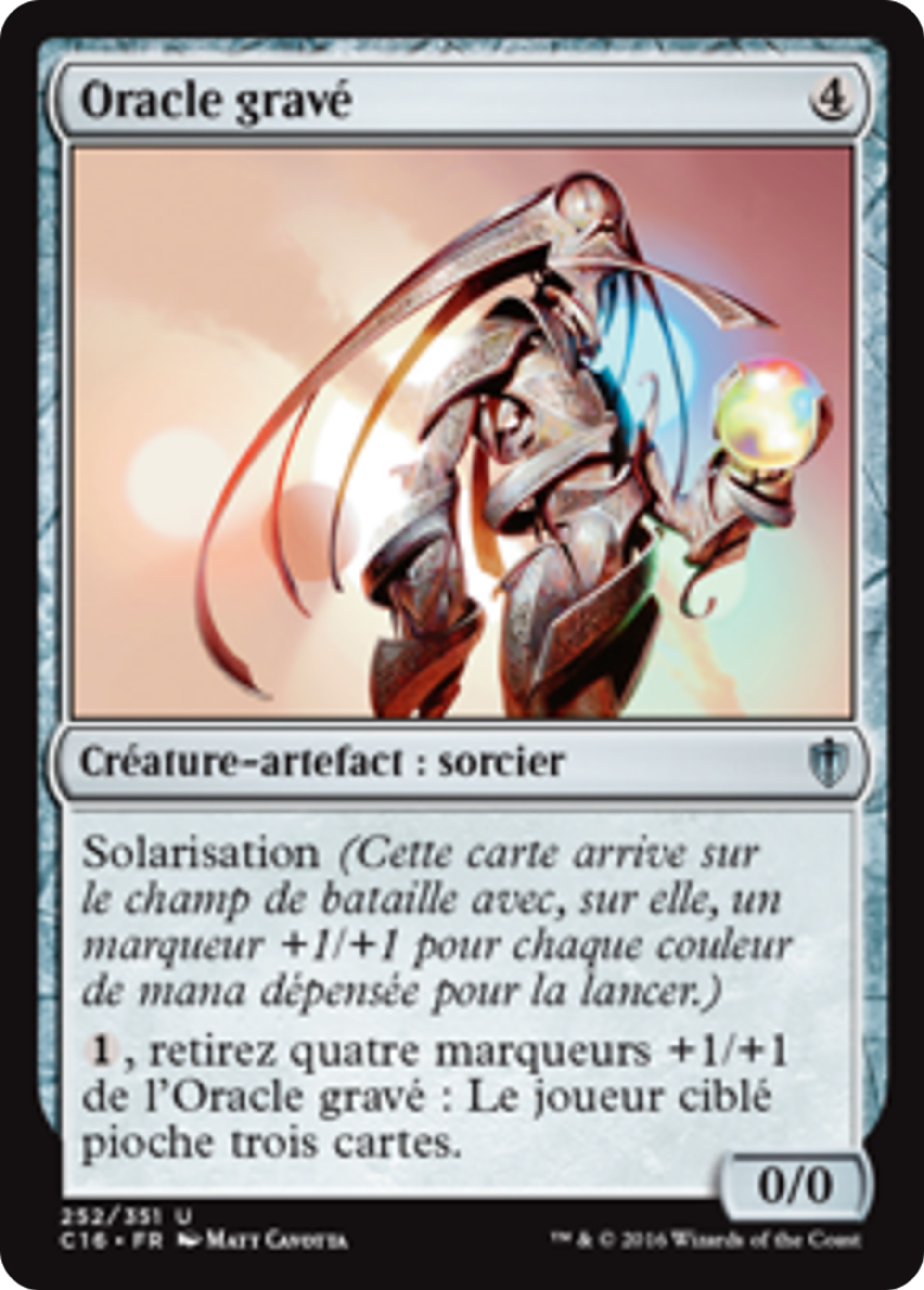 Oracle gravé — Commander 2016 — Magic: The Gathering