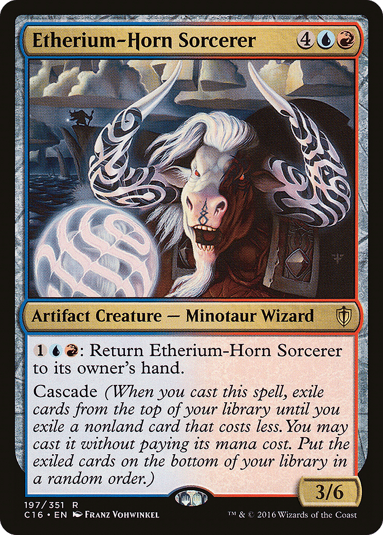 Etherium-Horn Sorcerer — Commander 2016 — Magic: The Gathering