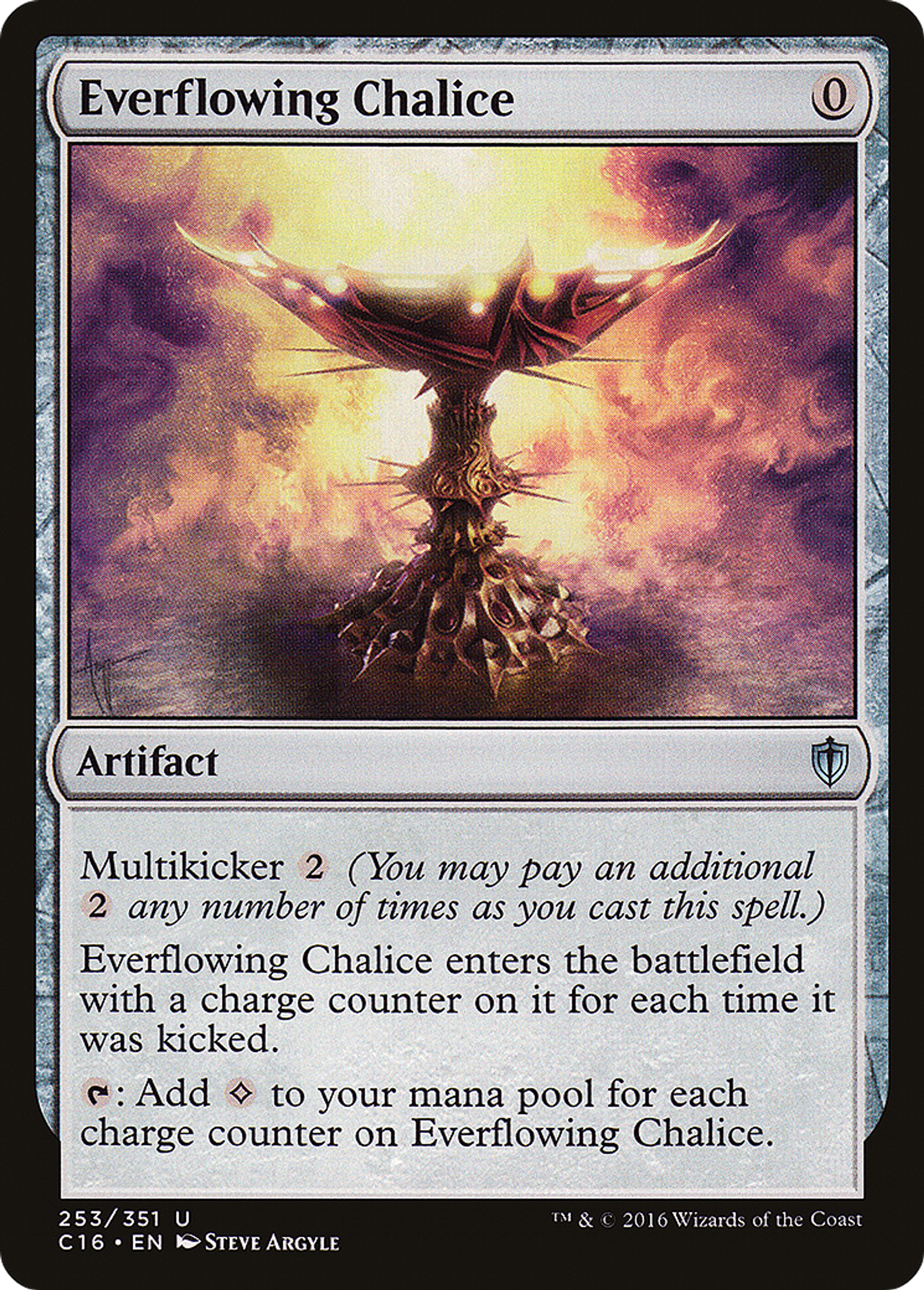 Everflowing Chalice — Commander 2016 — Magic: The Gathering