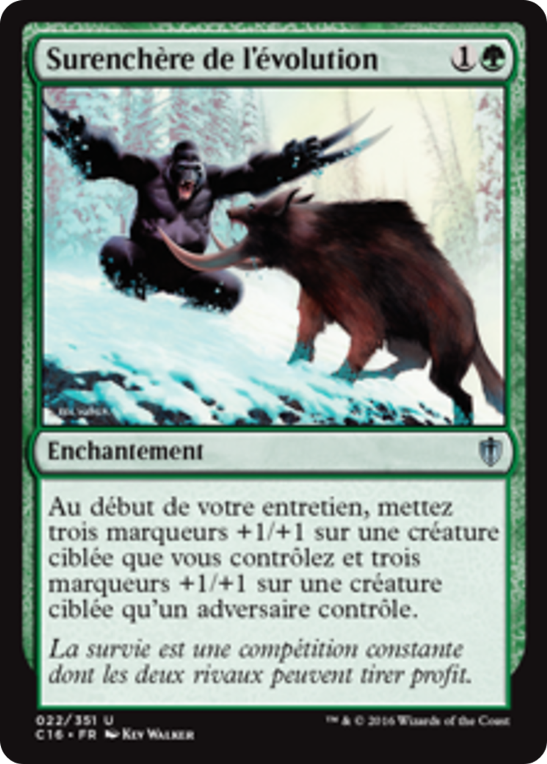 Surenchère de l'évolution — Commander 2016 — Magic: The Gathering