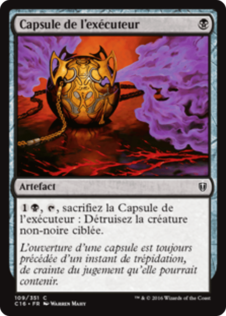 Capsule de l'exécuteur — Commander 2016 — Magic: The Gathering