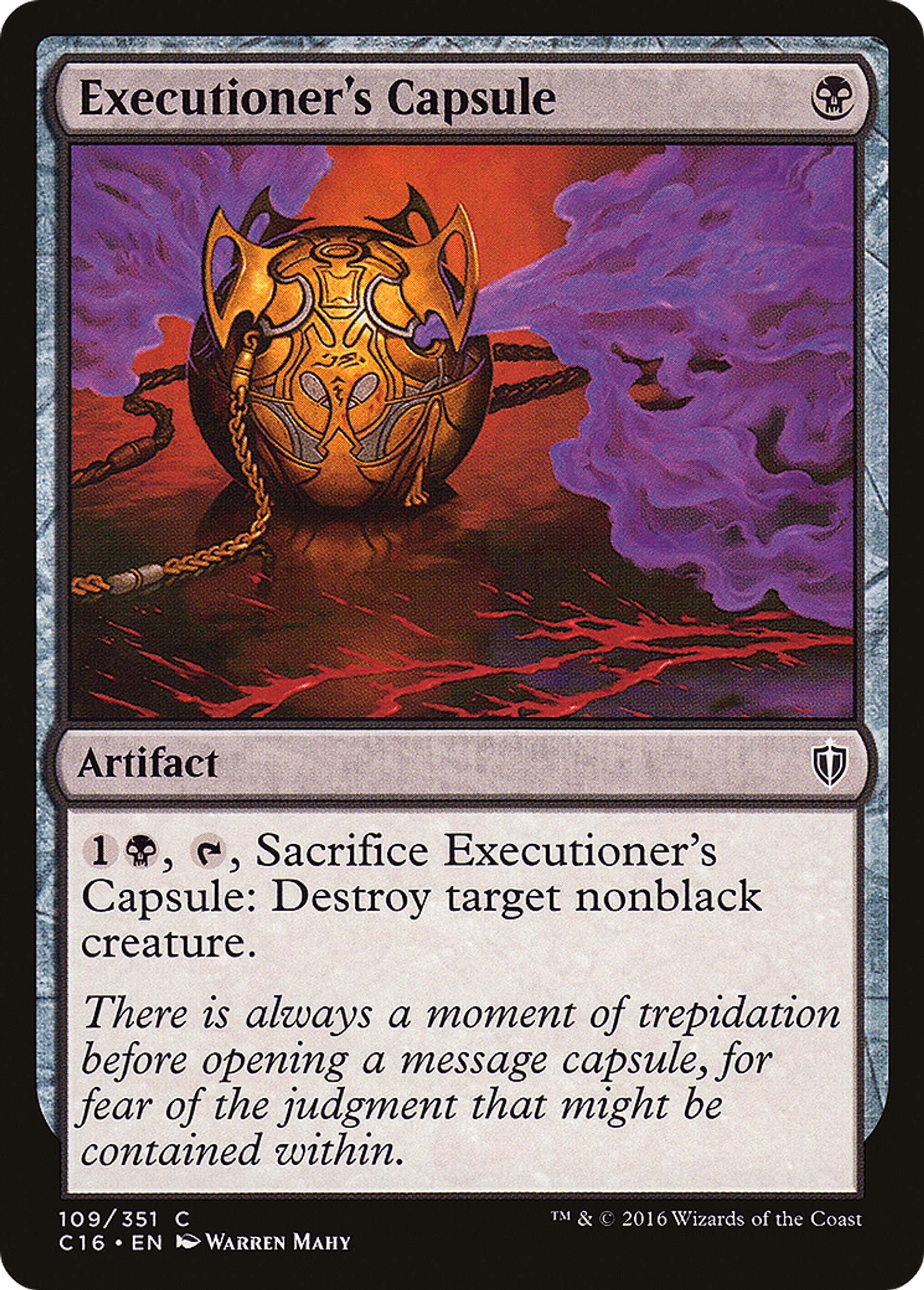 Executioner's Capsule — Commander 2016 — Magic: The Gathering