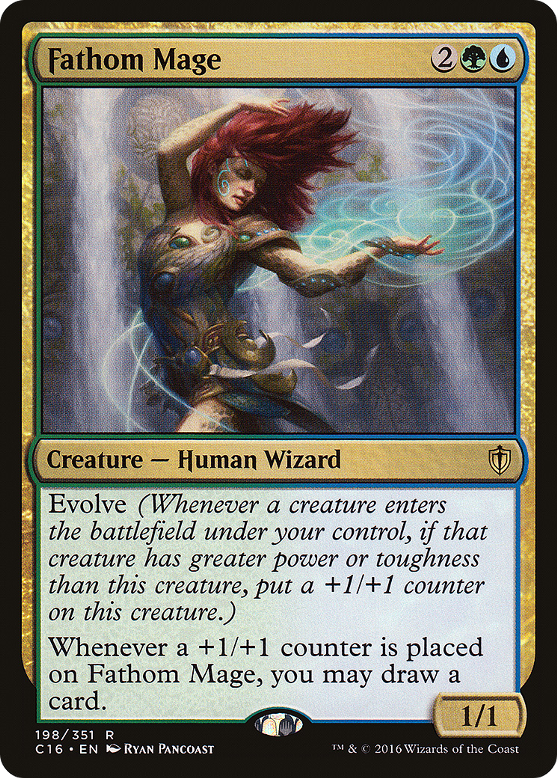 Fathom Mage — Commander 2016 — Magic: The Gathering