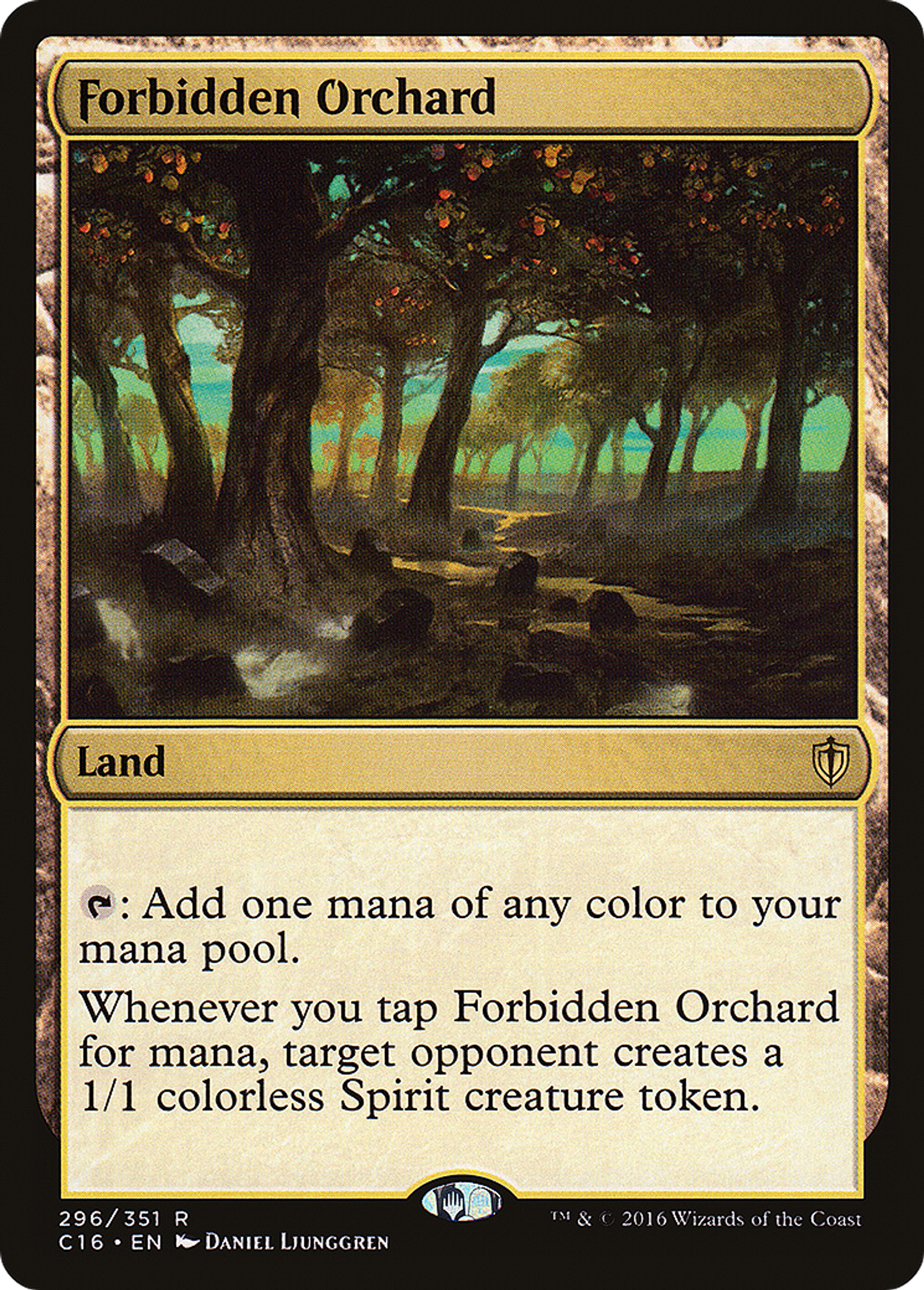 Forbidden Orchard — Commander 2016 — Magic: The Gathering