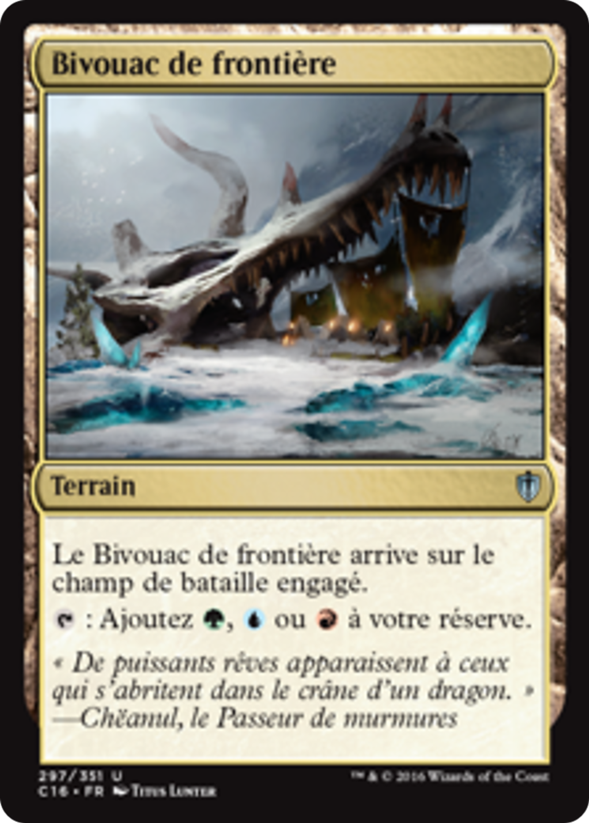 Bivouac de frontière — Commander 2016 — Magic: The Gathering