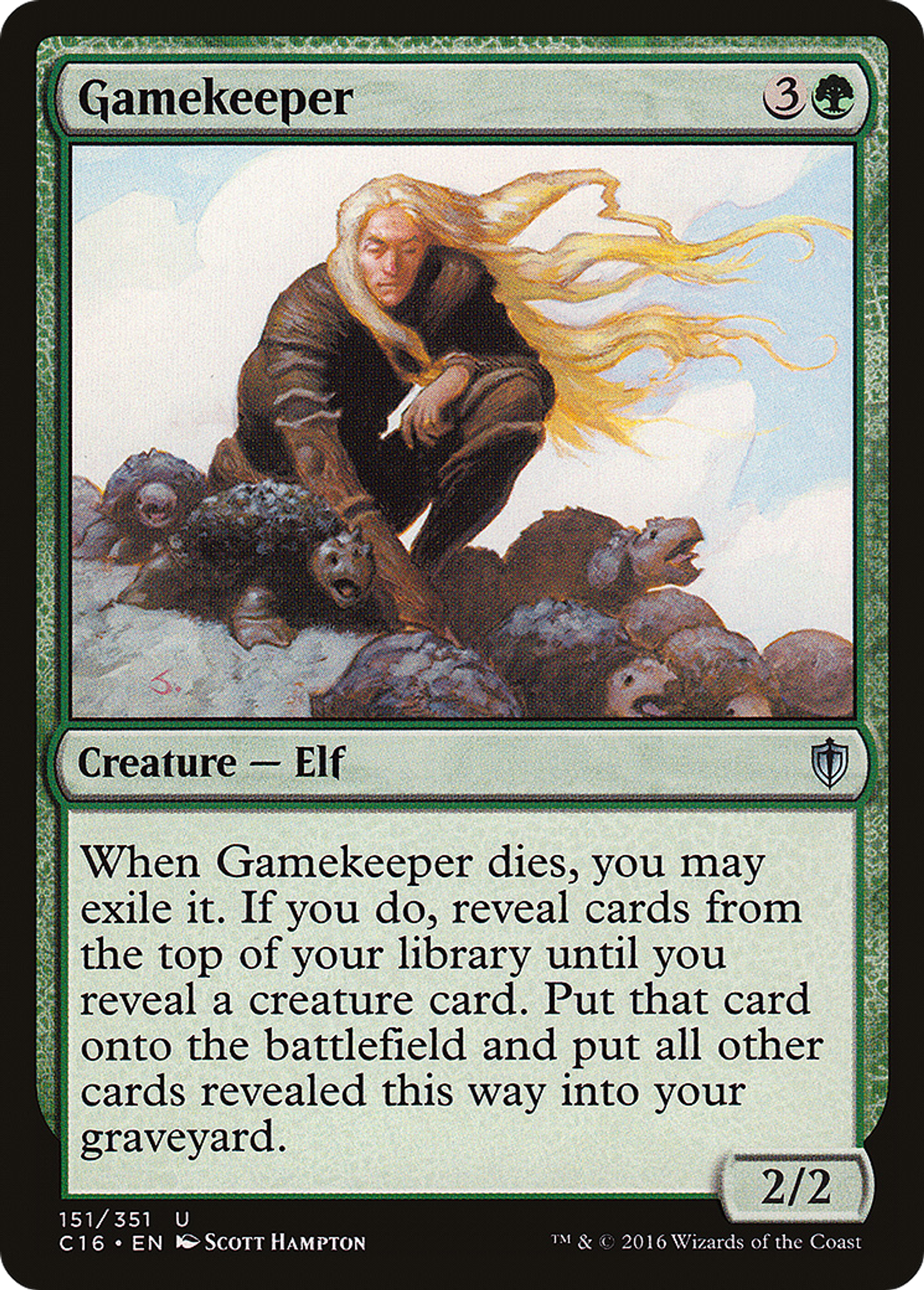 Gamekeeper — Commander 2016 — Magic: The Gathering