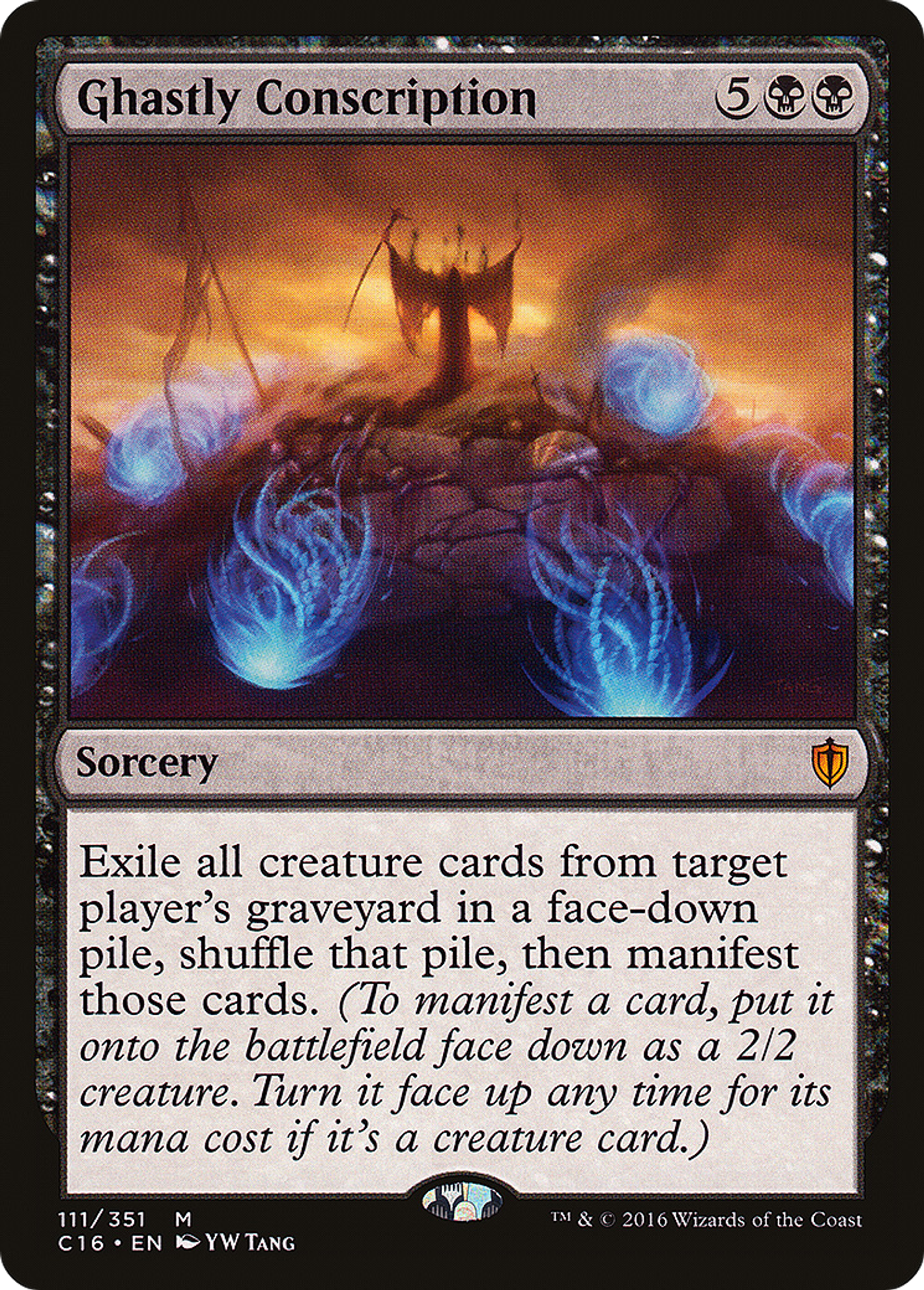 Ghastly Conscription — Commander 2016 — Magic: The Gathering