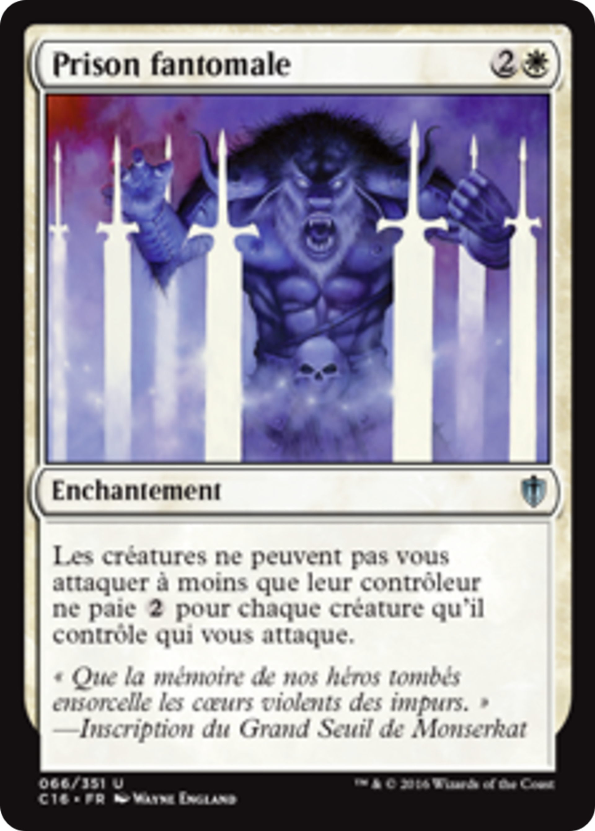Prison fantomale — Commander 2016 — Magic: The Gathering