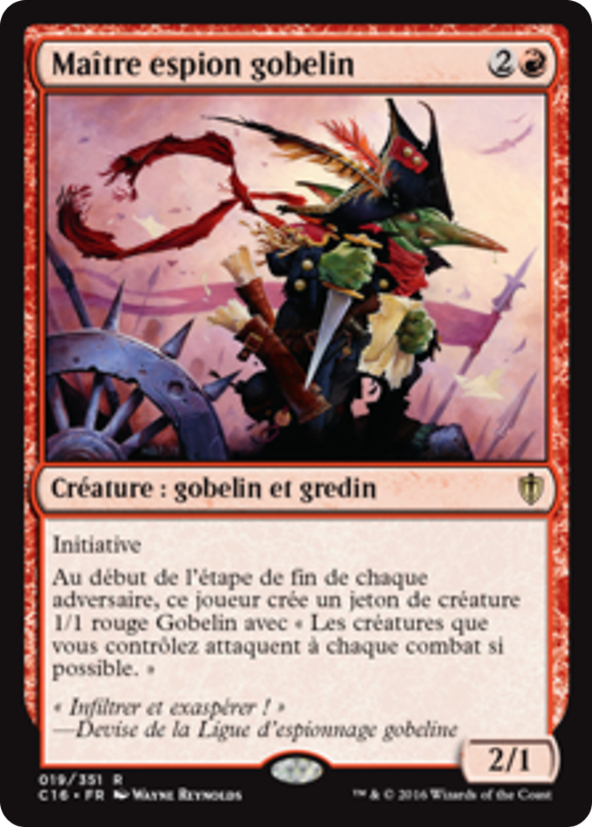 Maître espion gobelin — Commander 2016 — Magic: The Gathering