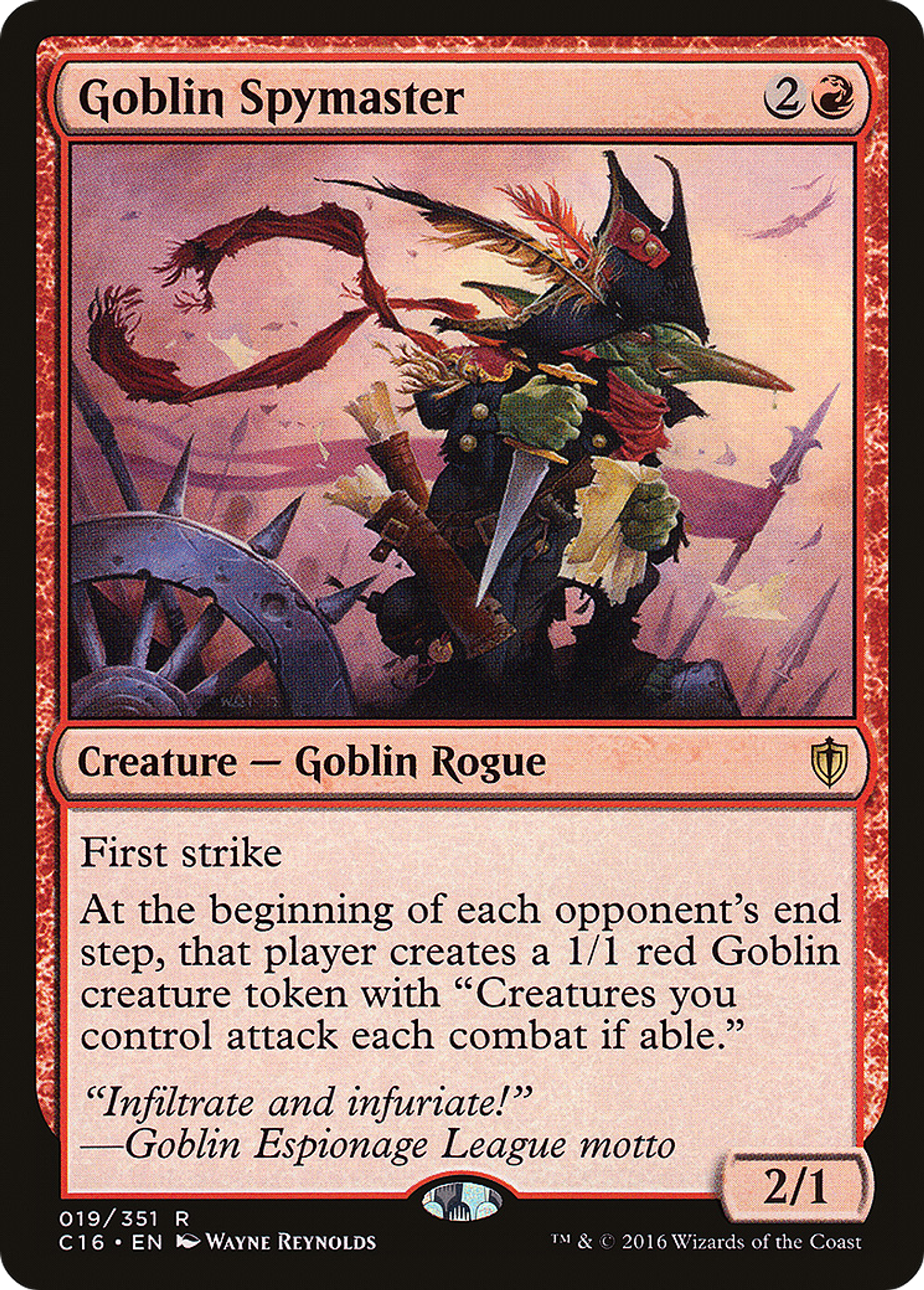Goblin Spymaster — Commander 2016 — Magic: The Gathering