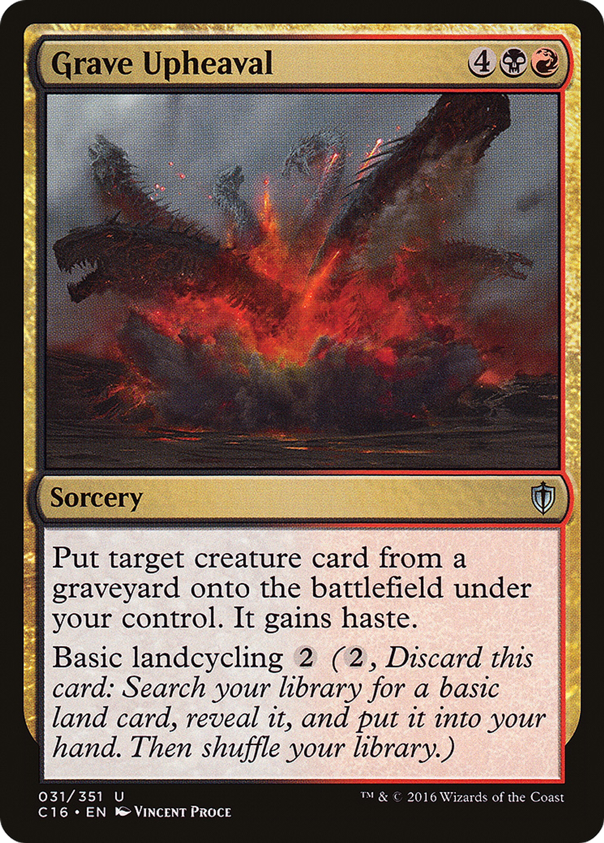 Grave Upheaval — Commander 2016 — Magic: The Gathering