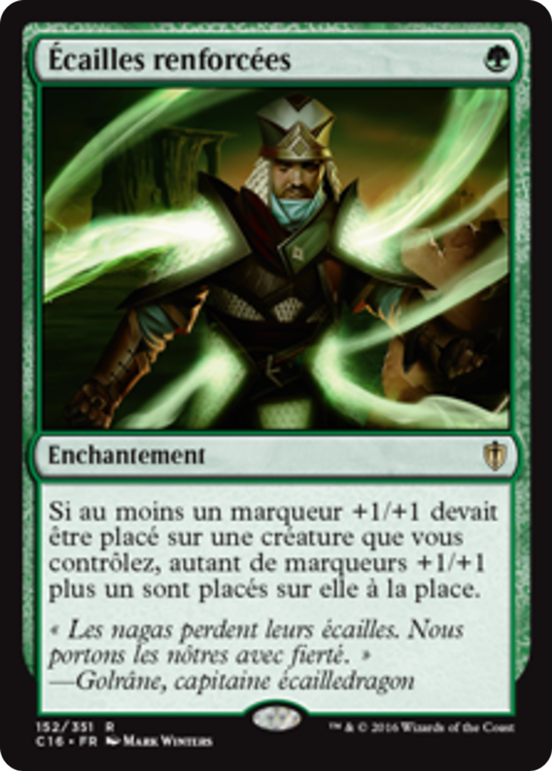 Écailles renforcées — Commander 2016 — Magic: The Gathering