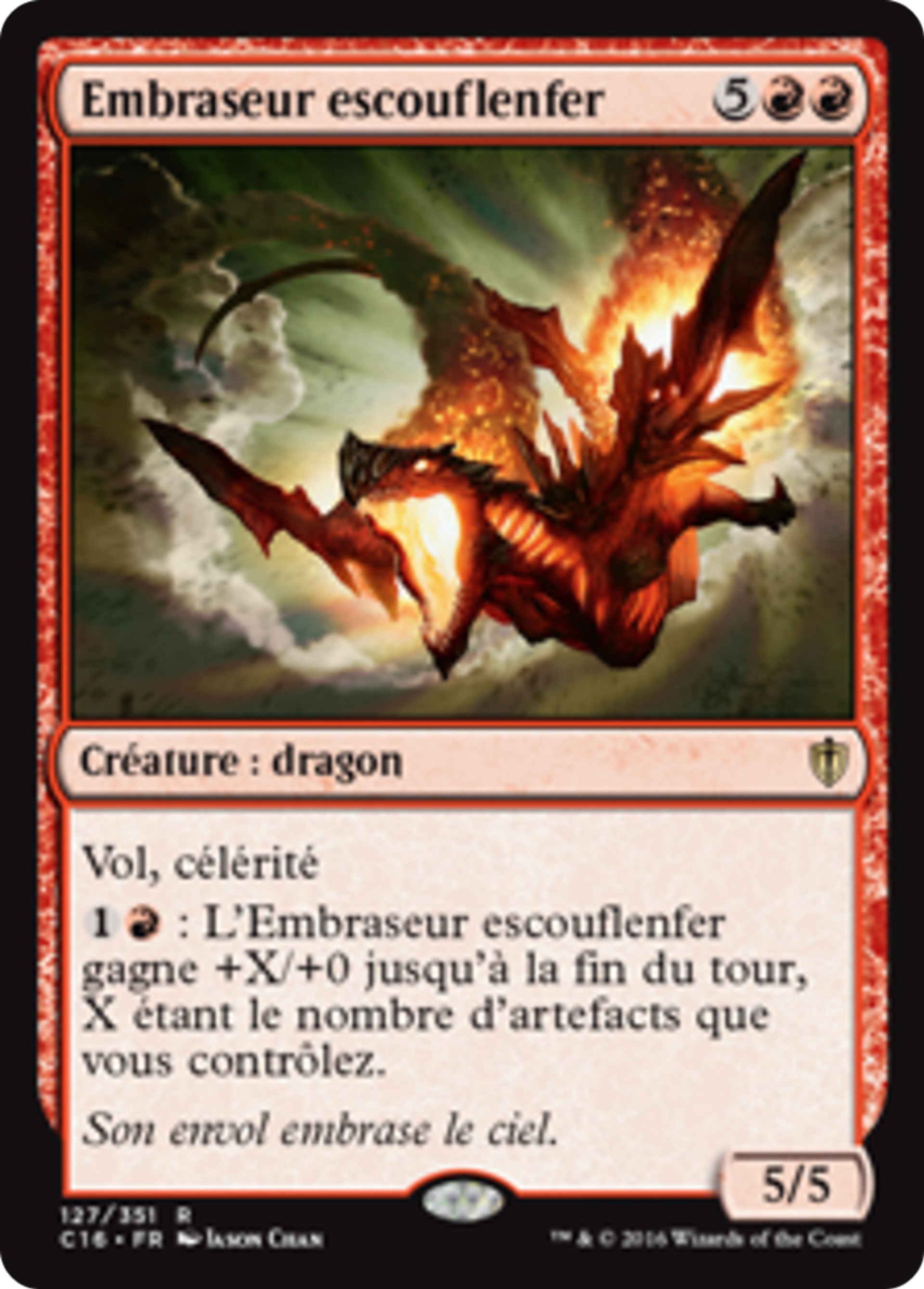 Embraseur escouflenfer — Commander 2016 — Magic: The Gathering