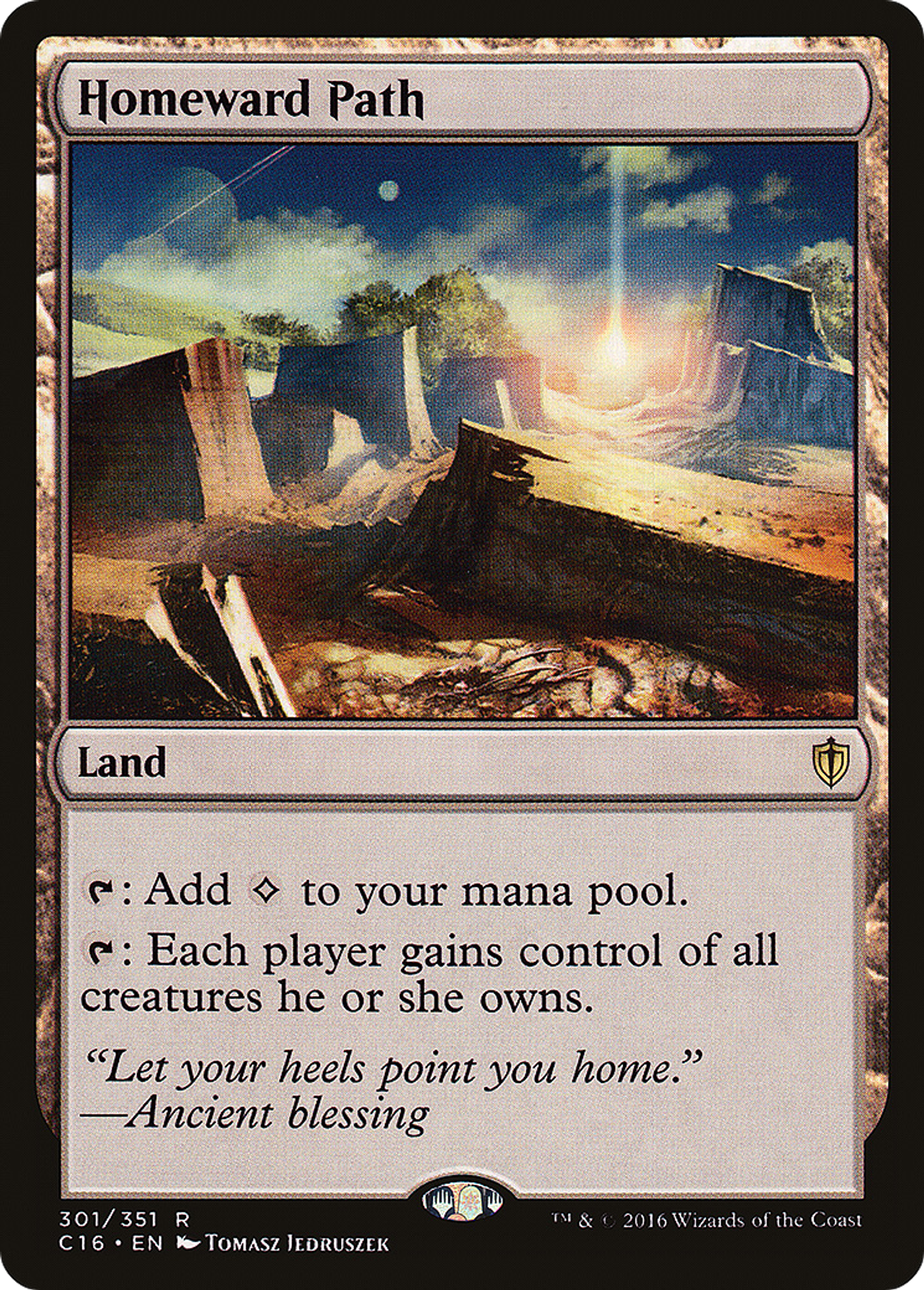 Chemin du foyer — Commander 2016 — Magic: The Gathering