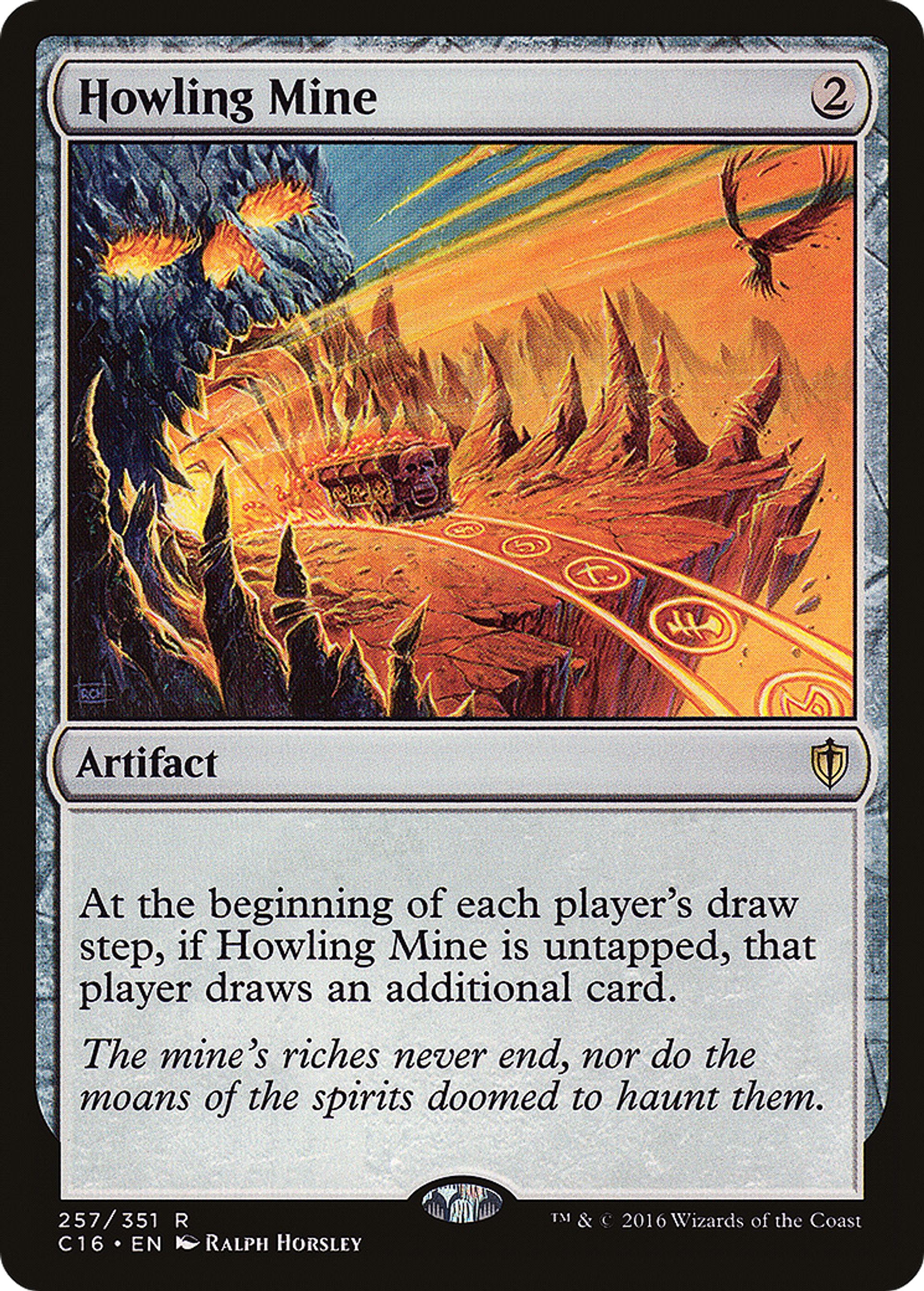 Howling Mine — Commander 2016 — Magic: The Gathering
