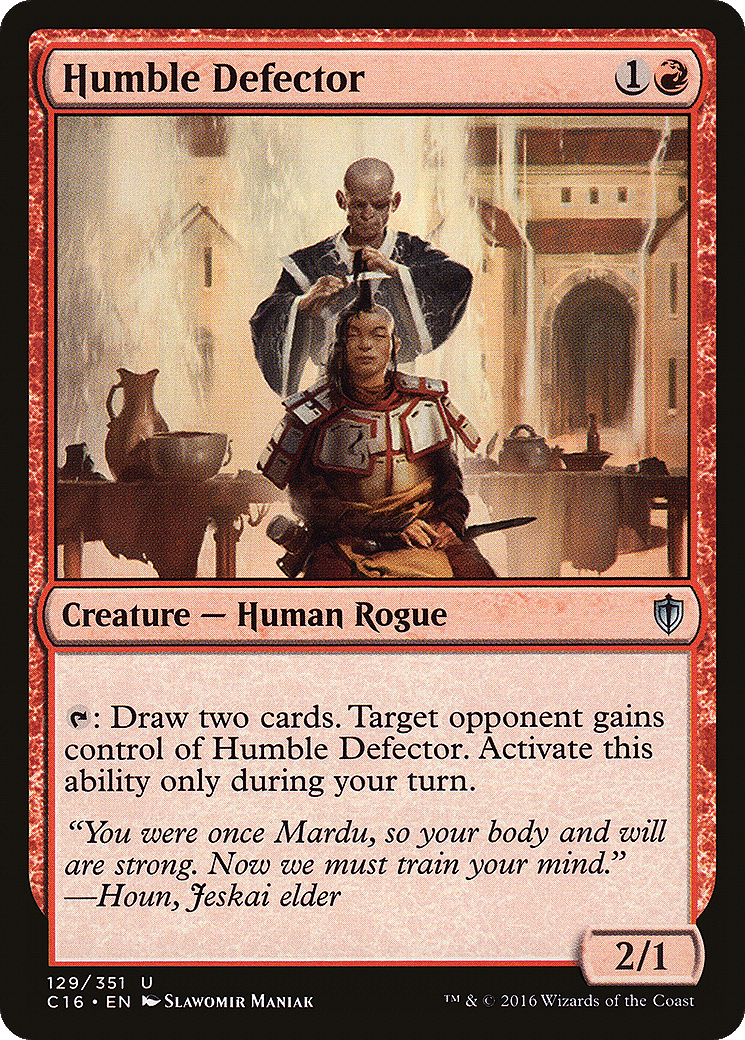 Humble Defector — Commander 2016 — Magic: The Gathering