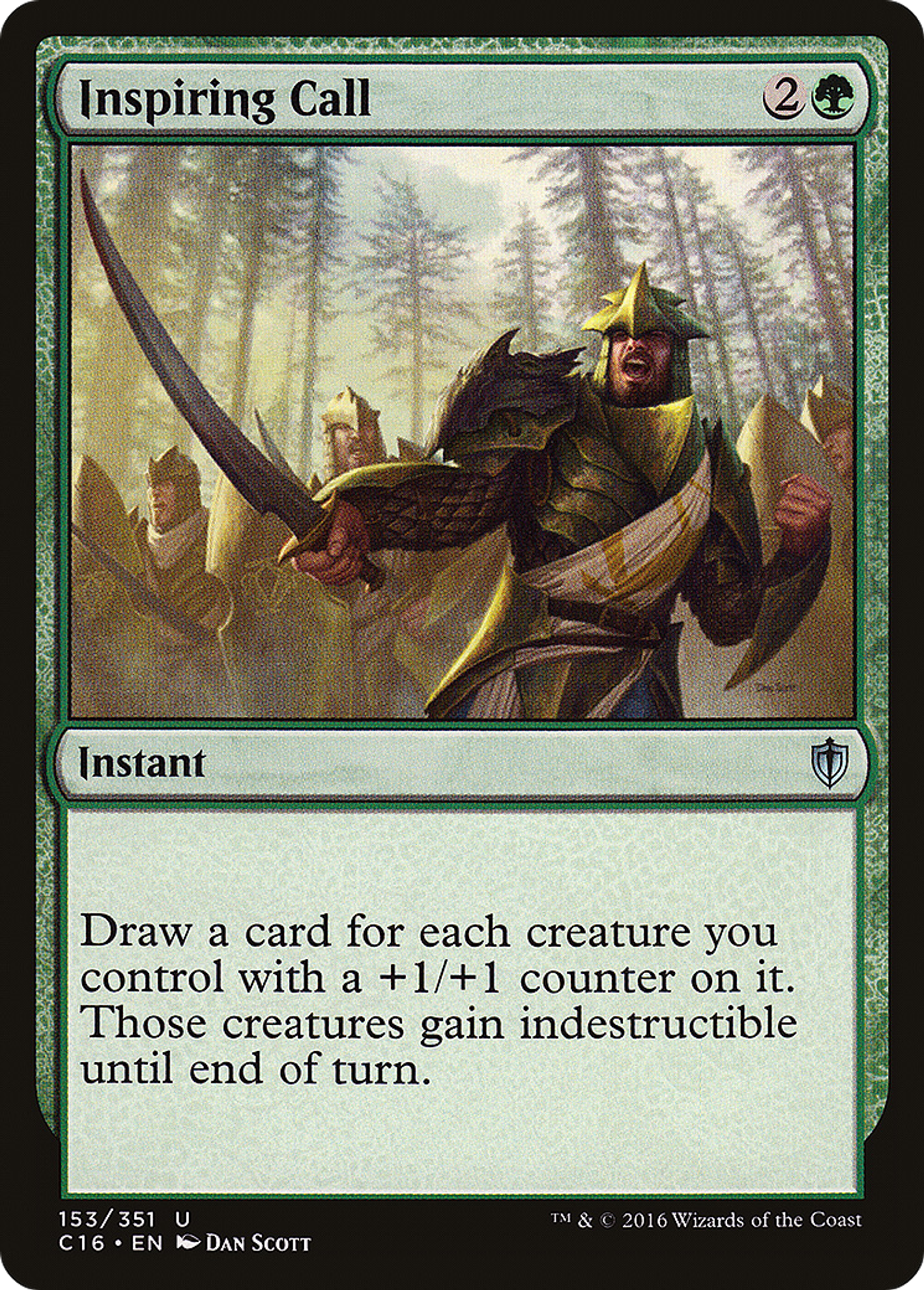 Inspiring Call — Commander 2016 — Magic: The Gathering