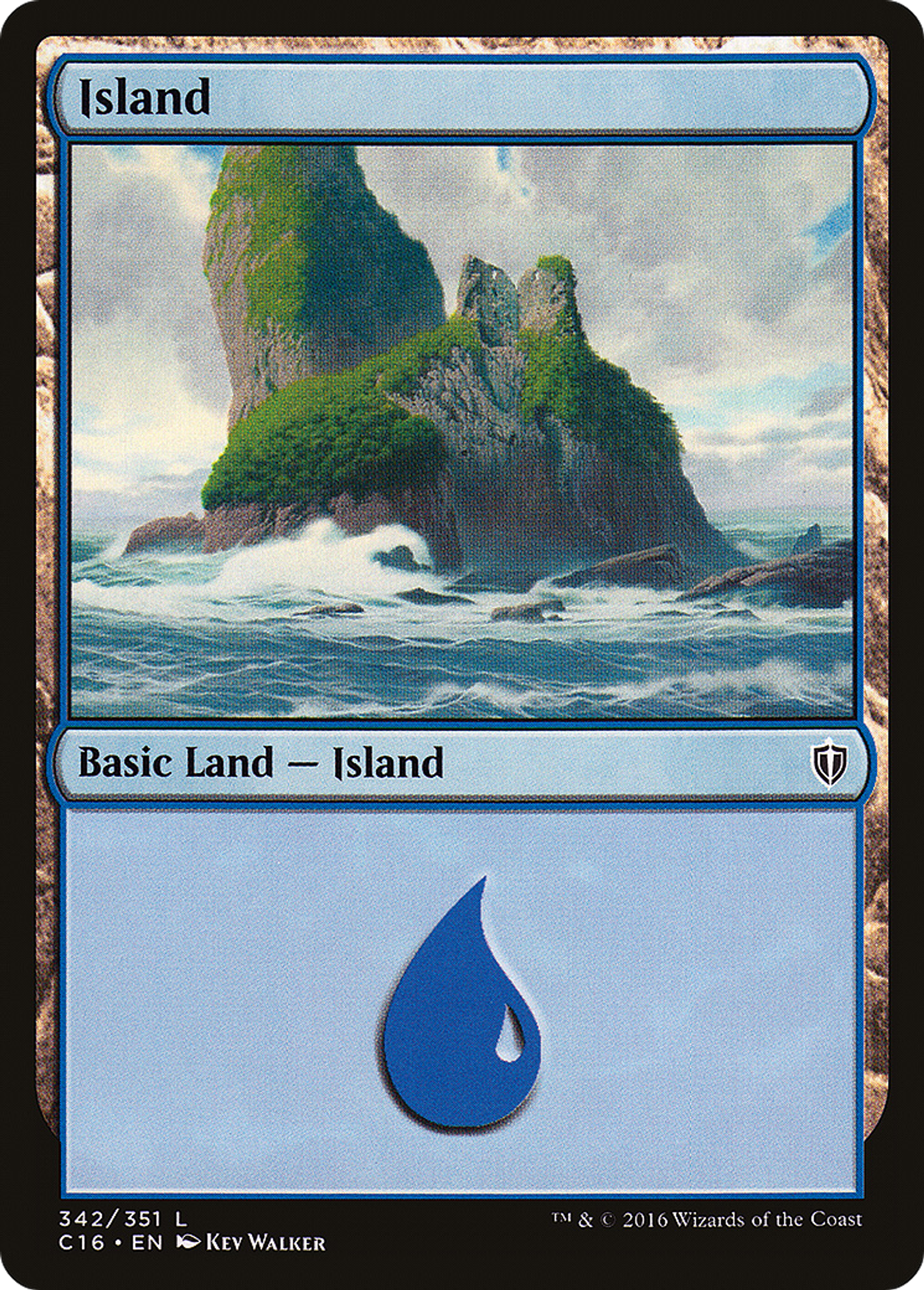 Island — Commander 2016 — Magic: The Gathering
