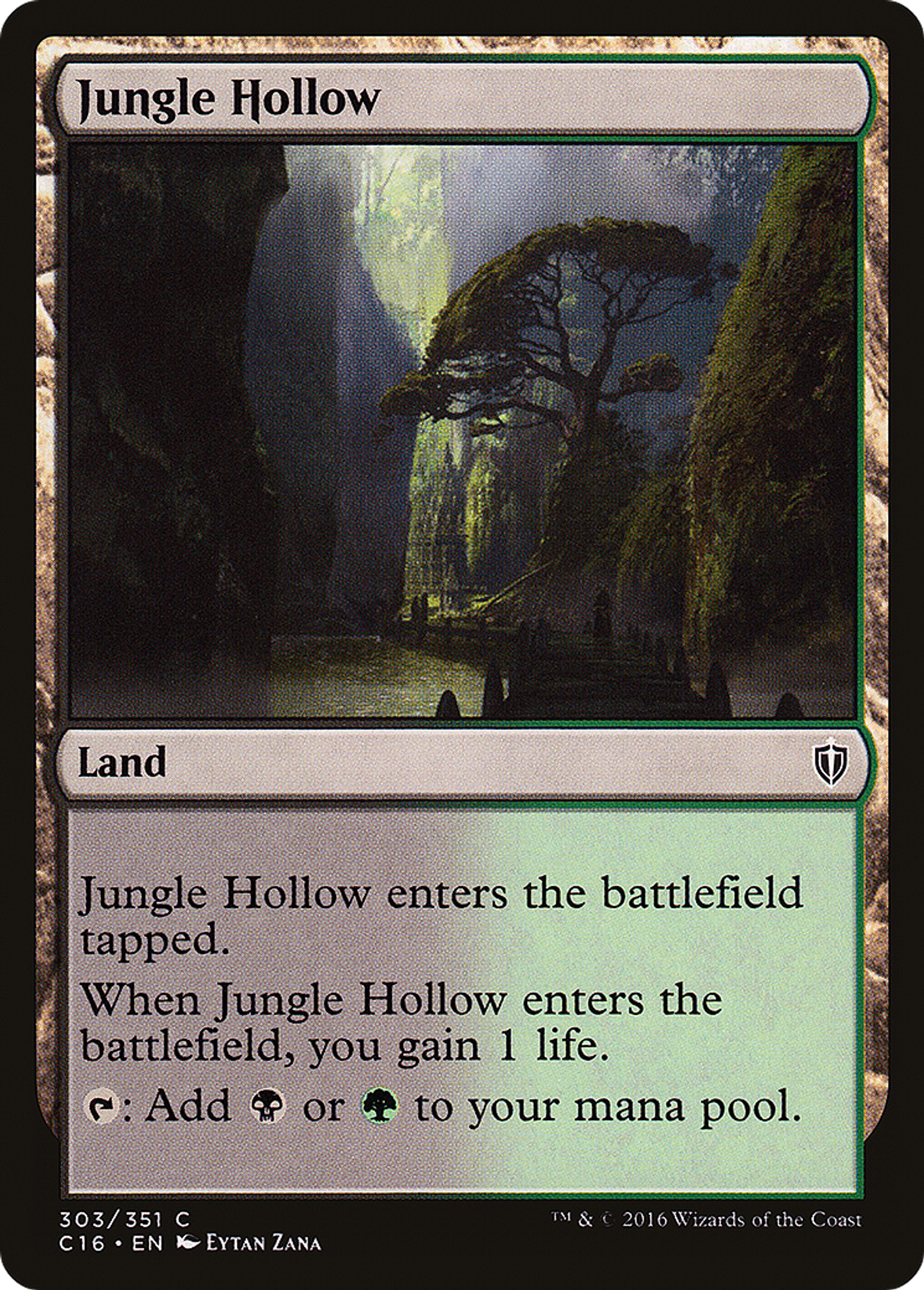 Jungle Hollow — Commander 2016 — Magic: The Gathering