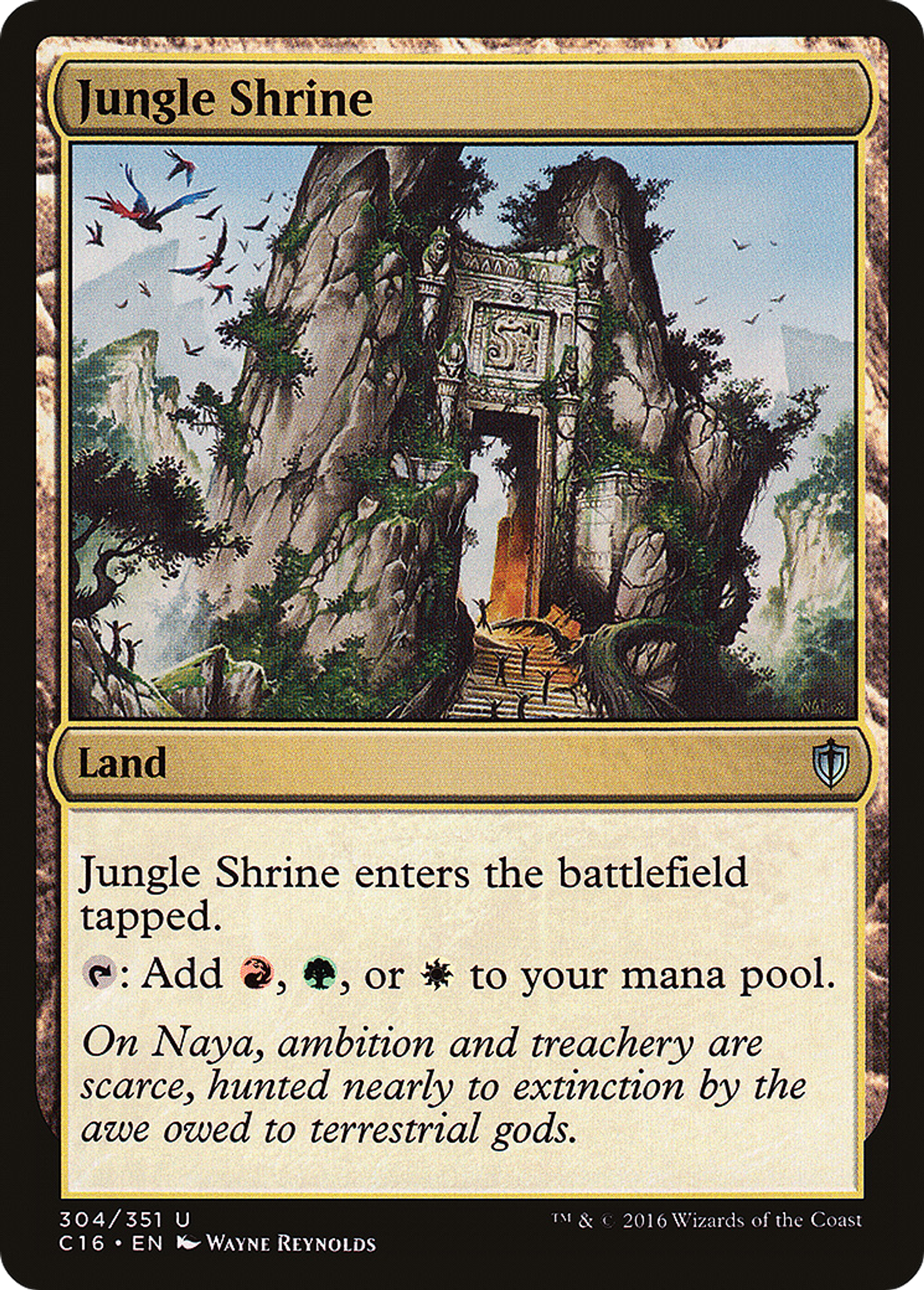 Jungle Shrine — Commander 2016 — Magic: The Gathering