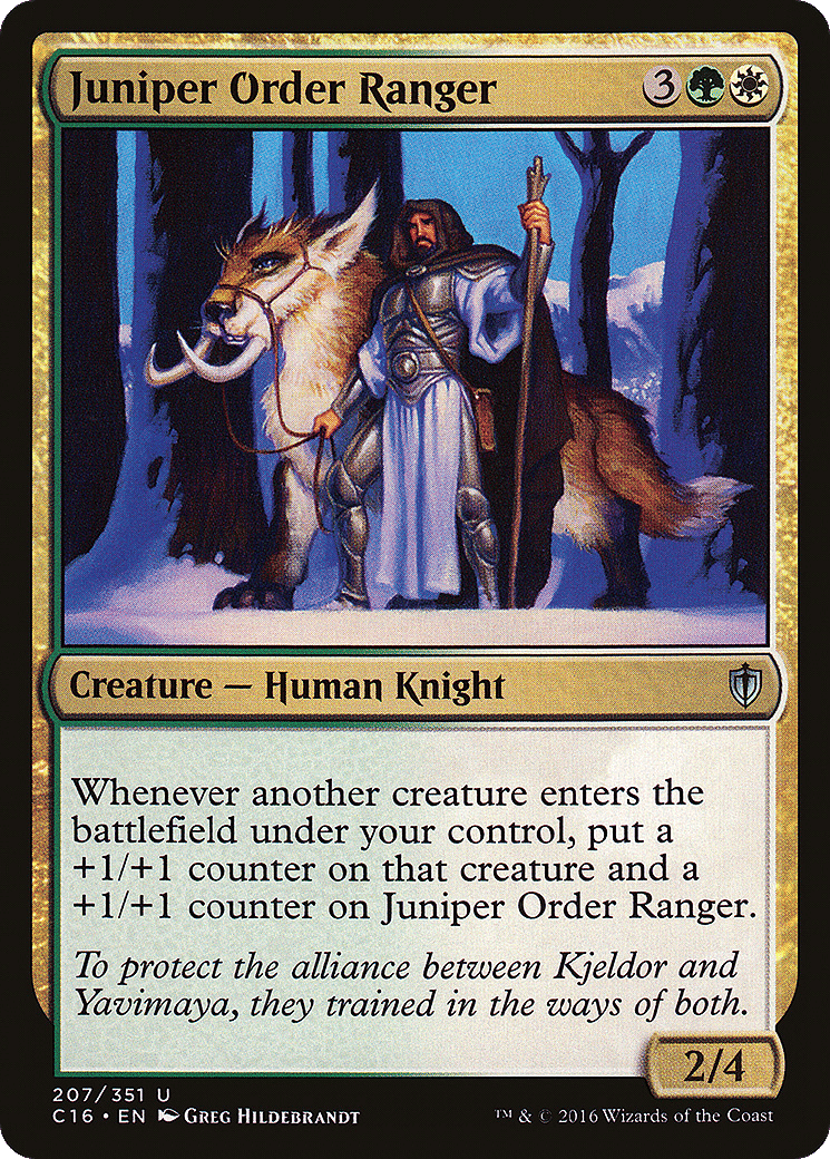 Juniper Order Ranger — Commander 2016 — Magic: The Gathering