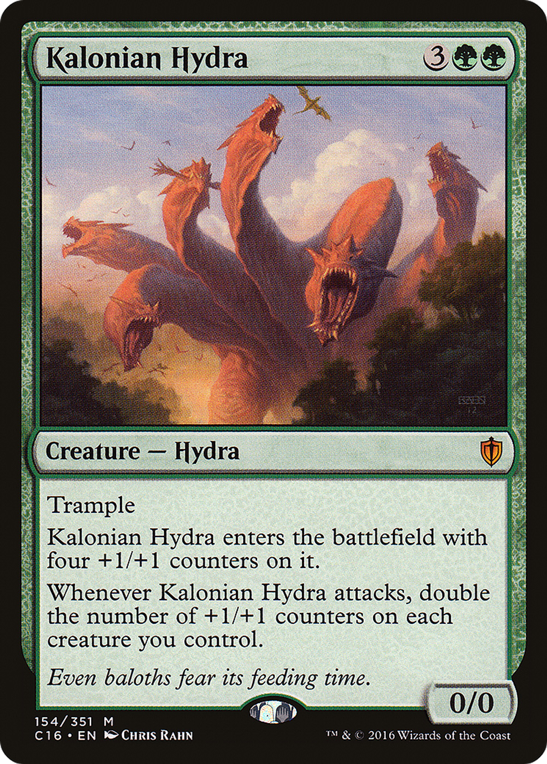 Kalonian Hydra — Commander 2016 — Magic: The Gathering