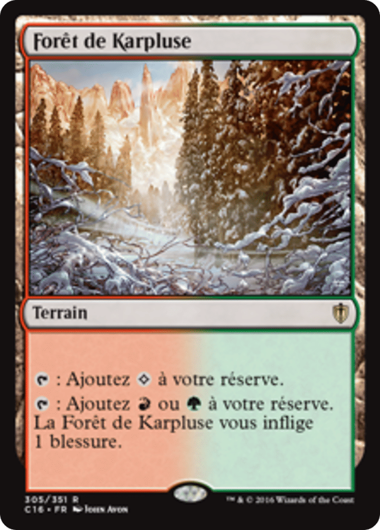 Forêt de Karpluse — Commander 2016 — Magic: The Gathering