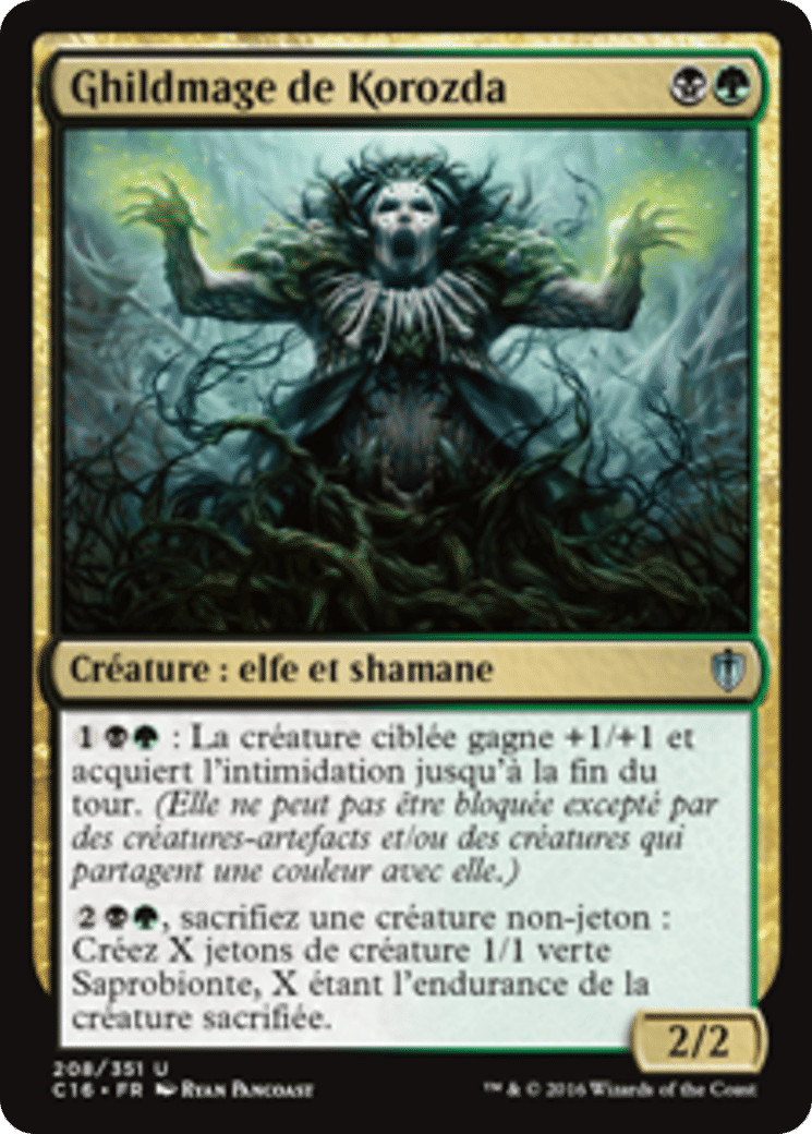 Ghildmage de Korozda — Commander 2016 — Magic: The Gathering