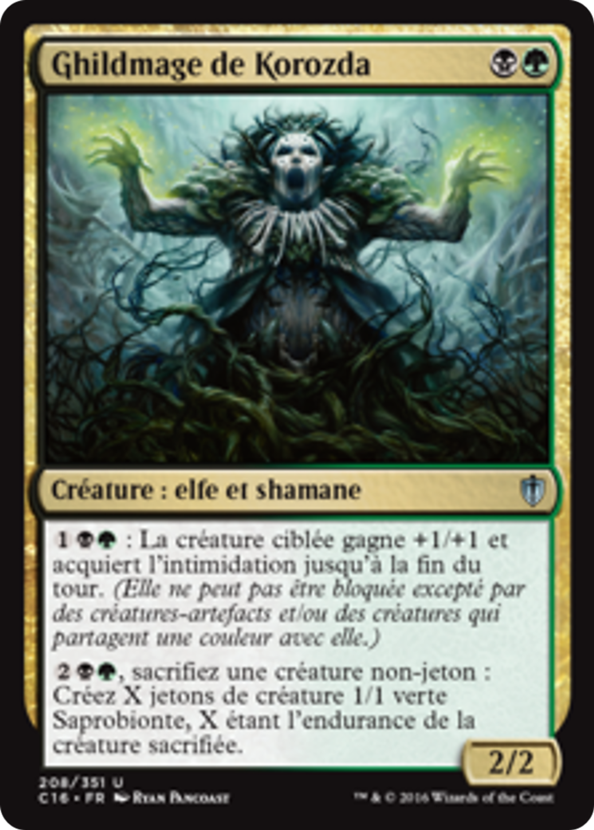 Ghildmage de Korozda — Commander 2016 — Magic: The Gathering