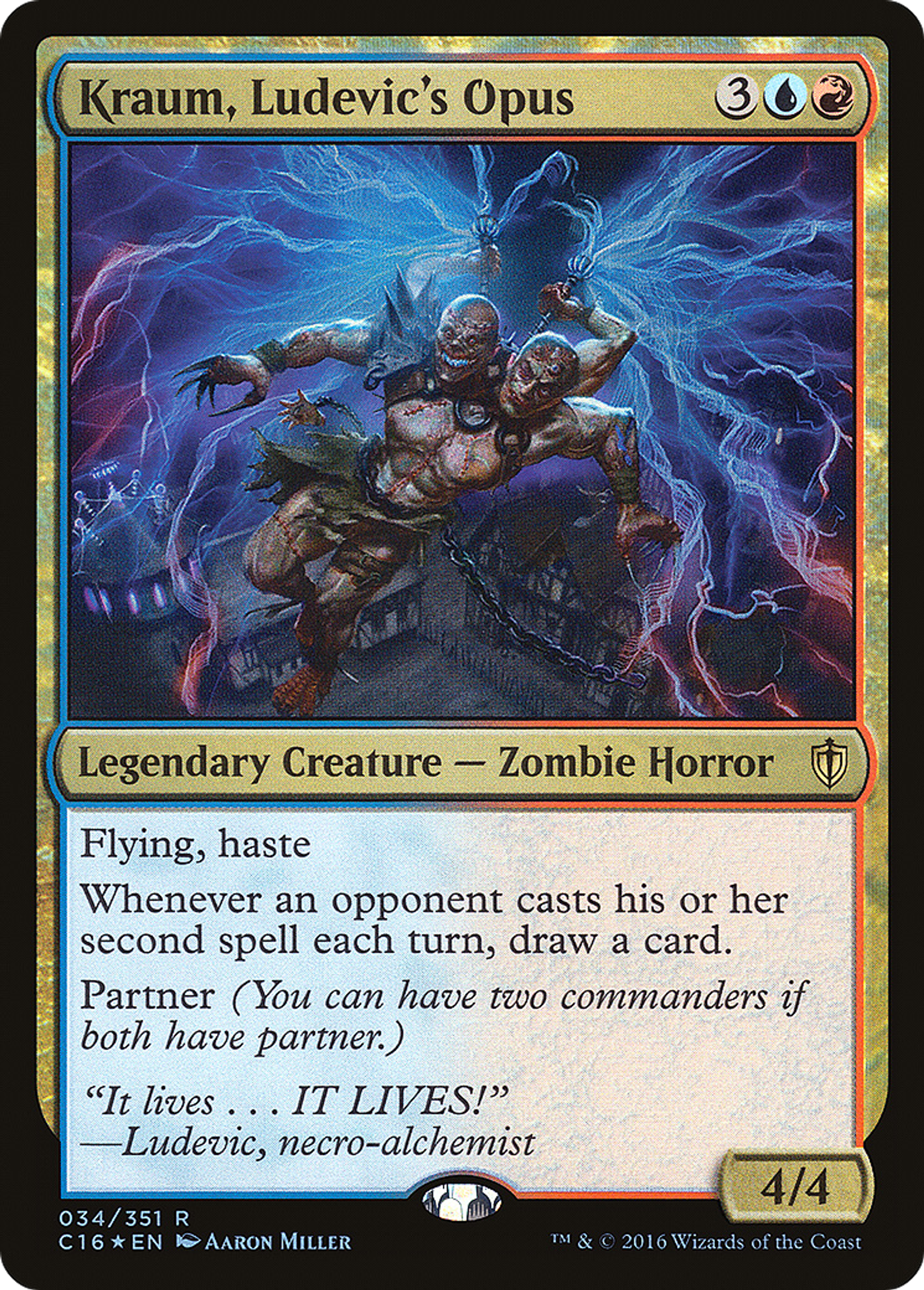 Kraum, Ludevic's Opus — Commander 2016 — Magic: The Gathering