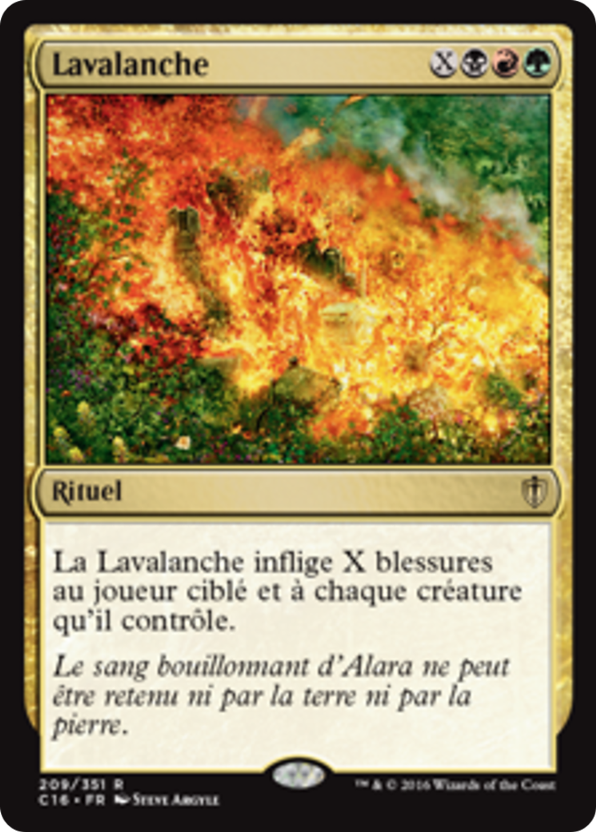 Lavalanche — Commander 2016 — Magic: The Gathering