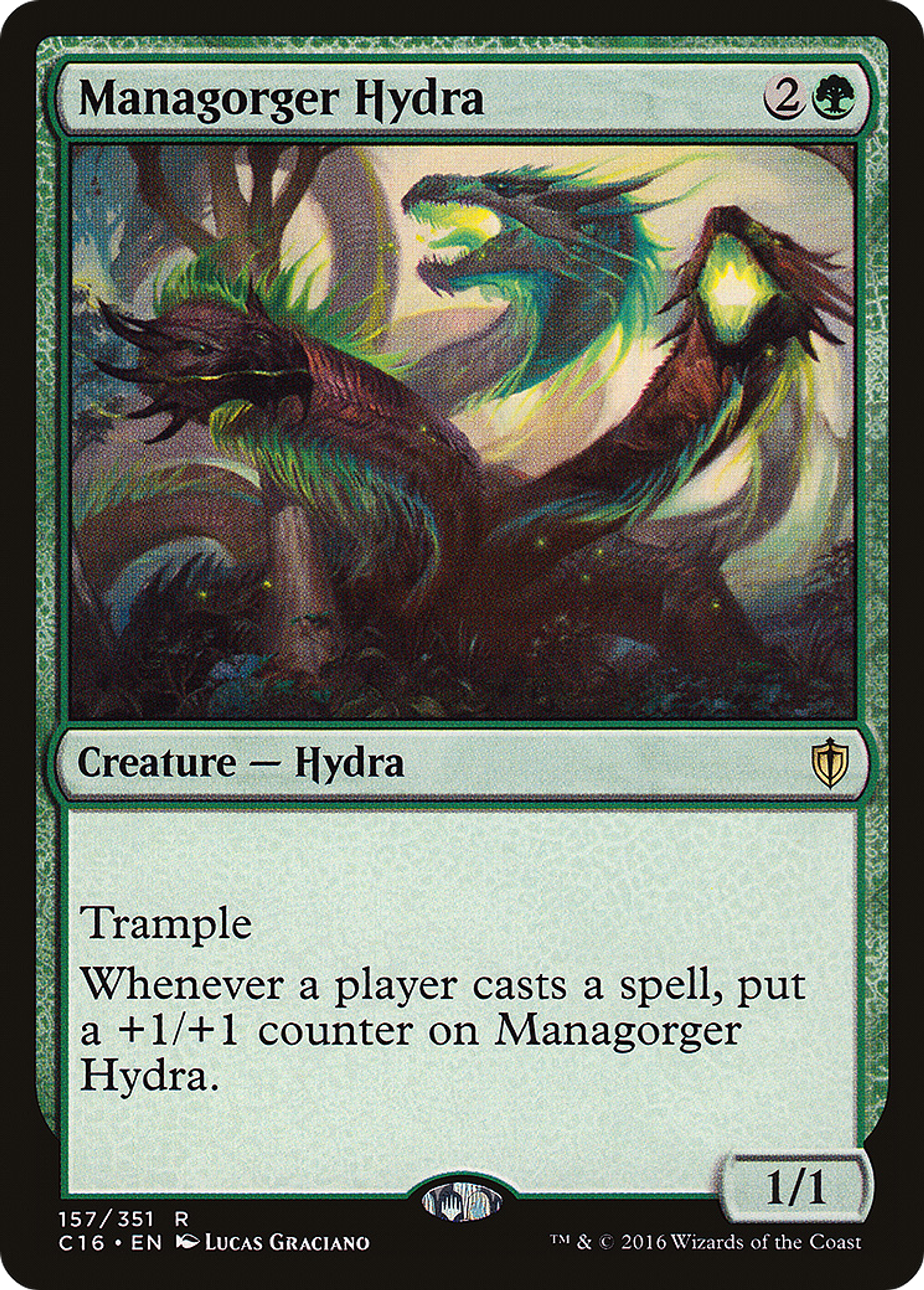 Managorger Hydra — Commander 2016 — Magic: The Gathering